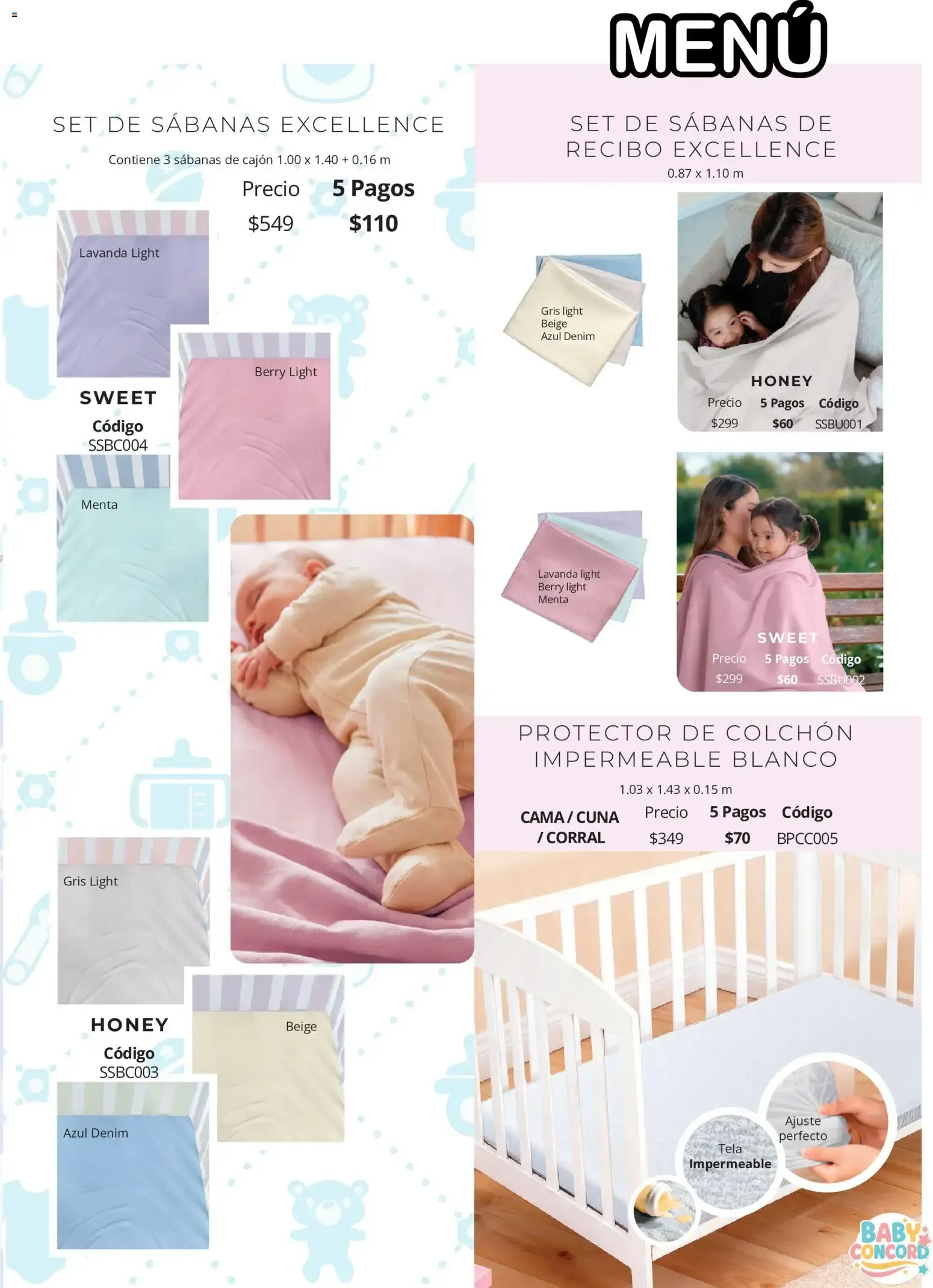 Catálogo de Colchas Concord catálogo Colección Bebé (01/08/2026 - 31/10/2026) - catálogo en línea 1 de agosto al 31 de octubre 2026 - Pagina 20