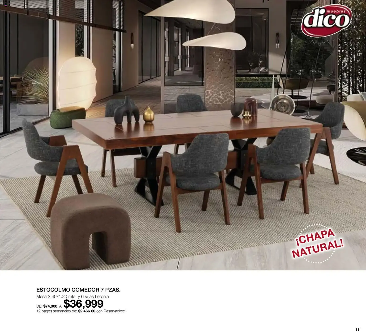 Catálogo de Dico Muebles: Medio Año Medio Precio - 50% en toda la tienda 1 de junio al 30 de junio 2026 - Pagina 19