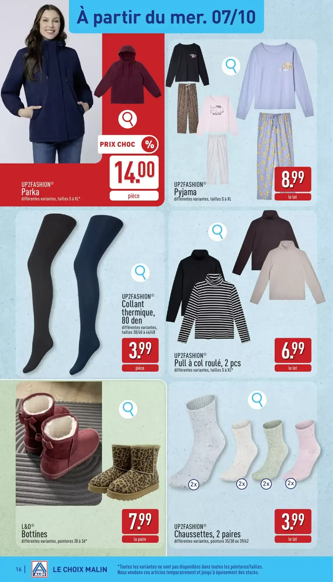 ALDI Dépliant du lun. 05/10 au sam. 10/10 inclus van 5 oktober tot 10 oktober 2026 - folder pagina 16