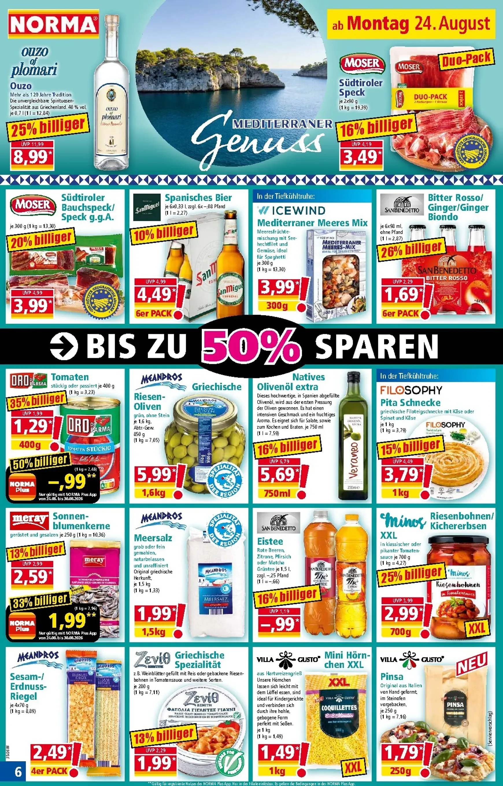 Norma Prospekt – von Montag 24.08.2026 bis Samstag 29.08.2026 von 24. August bis 29. August 2026 - Prospekt seite 6