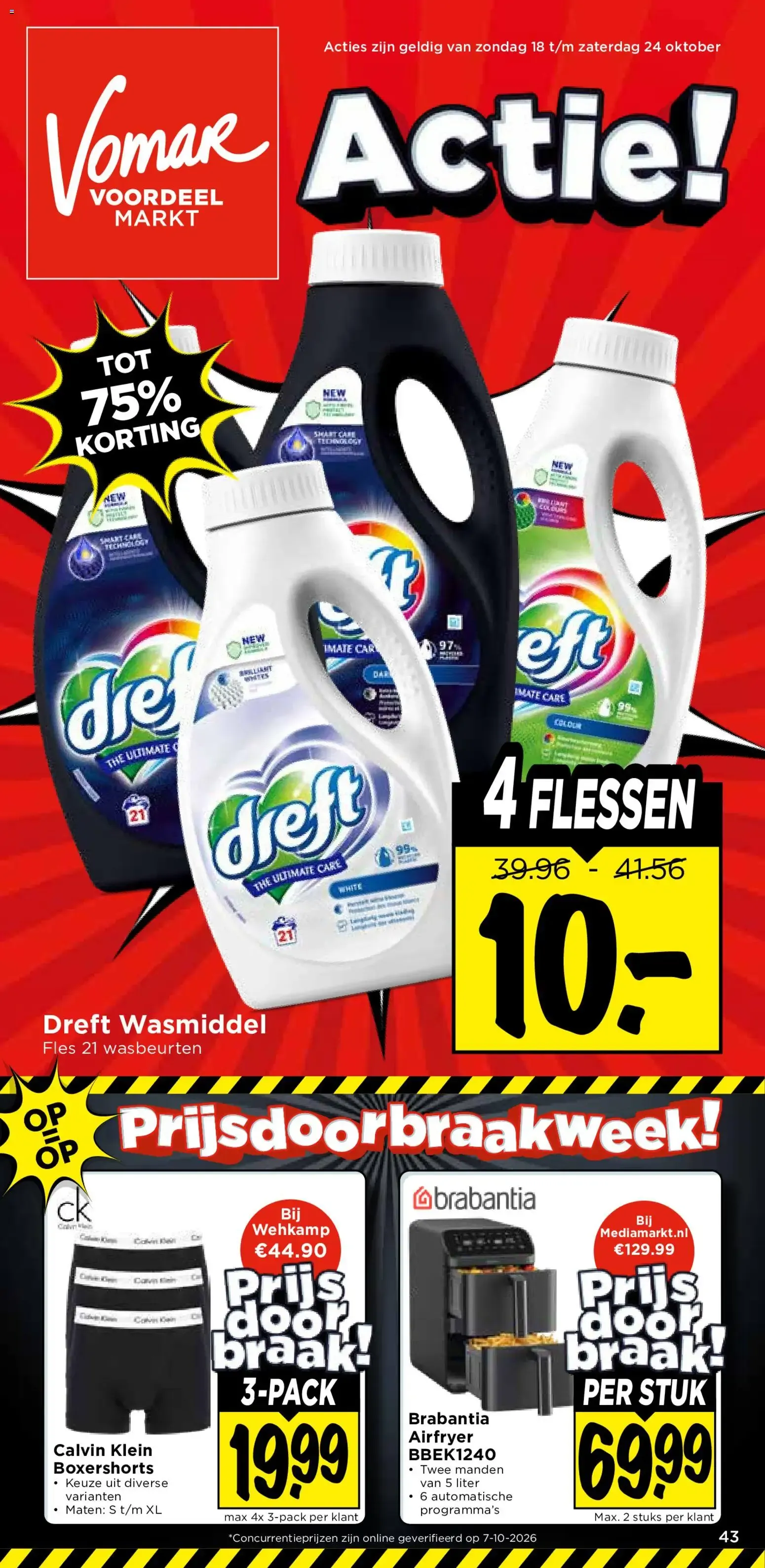 Vomar Actie! van 18 oktober tot 24 oktober 2026 - Folder pagina 1