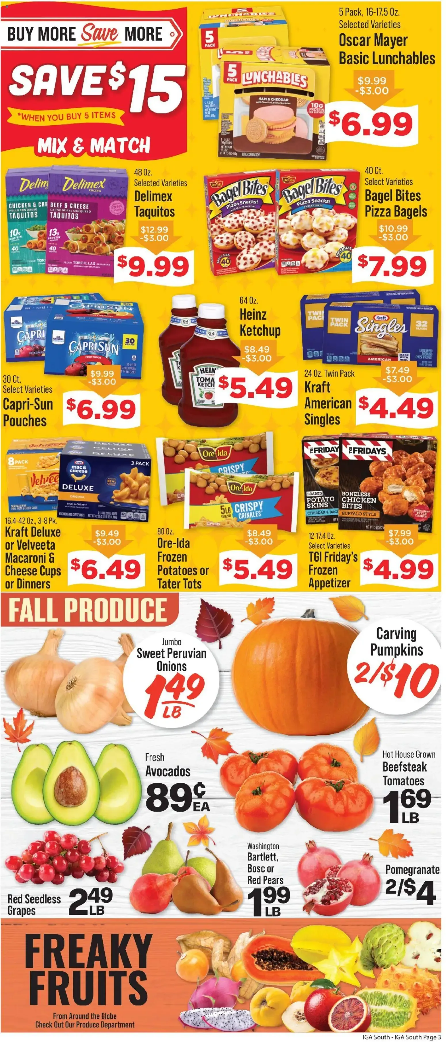 Weekly promotion IGA Weekly Ad (10/21 - 10/28 2026) - Flyer spanning from October 21 to October 27 2026 - Page 5 for Catalogue 365