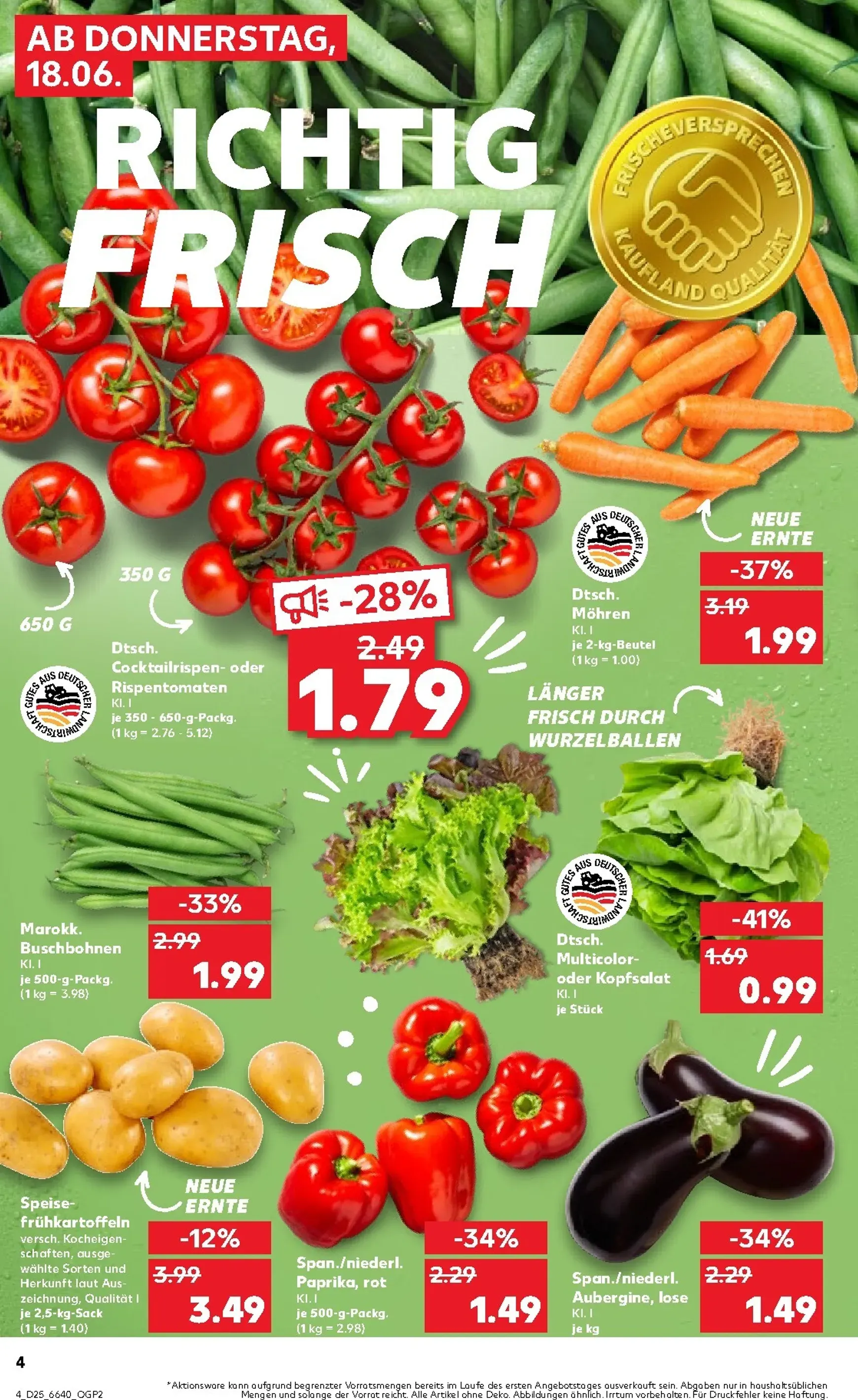 Kaufland Prospekt – von Donnerstag 18.06.2026 bis Mittwoch 24.06.2026 von 18. Juni bis 24. Juni 2026 - Prospekt seite 4