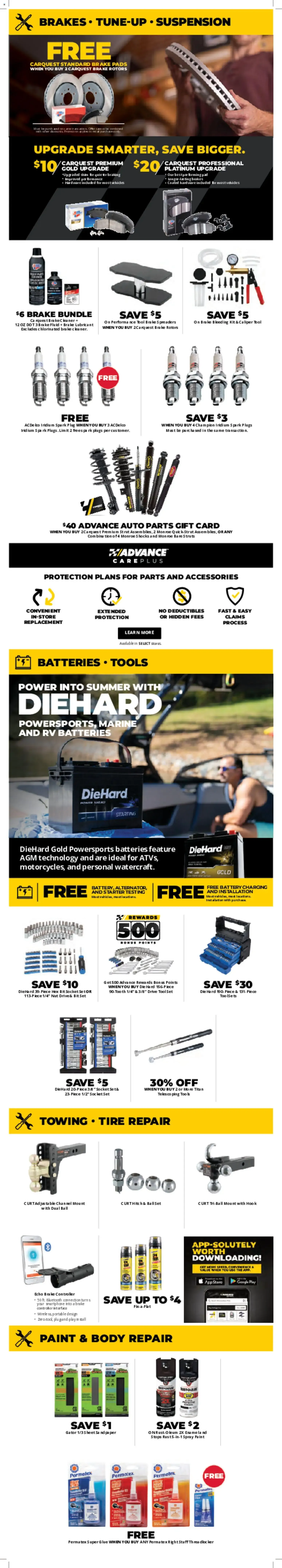Weekly ad Advance Auto Parts - Hot Deals of the Month from June 21 to July 18 2026 - Page 4