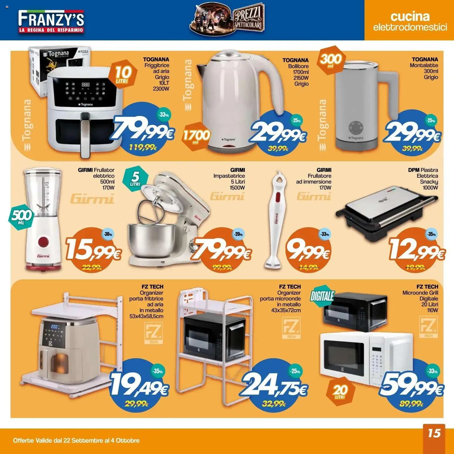 Franzy's volantino dal 22/09/2026 - online Offerte da 22 settembre a 4 ottobre di 2026 - Pagina del volantino 15
