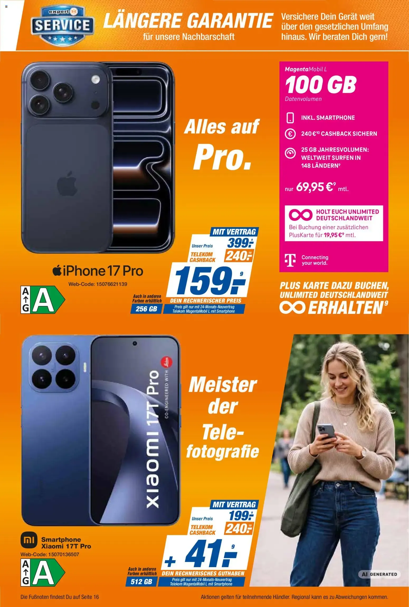 Expert Telekommunikations-Highlights im Oktober (ab 01.10.2026) zum Blättern von 1. Oktober bis 31. Oktober 2026 - Prospekt seite 7