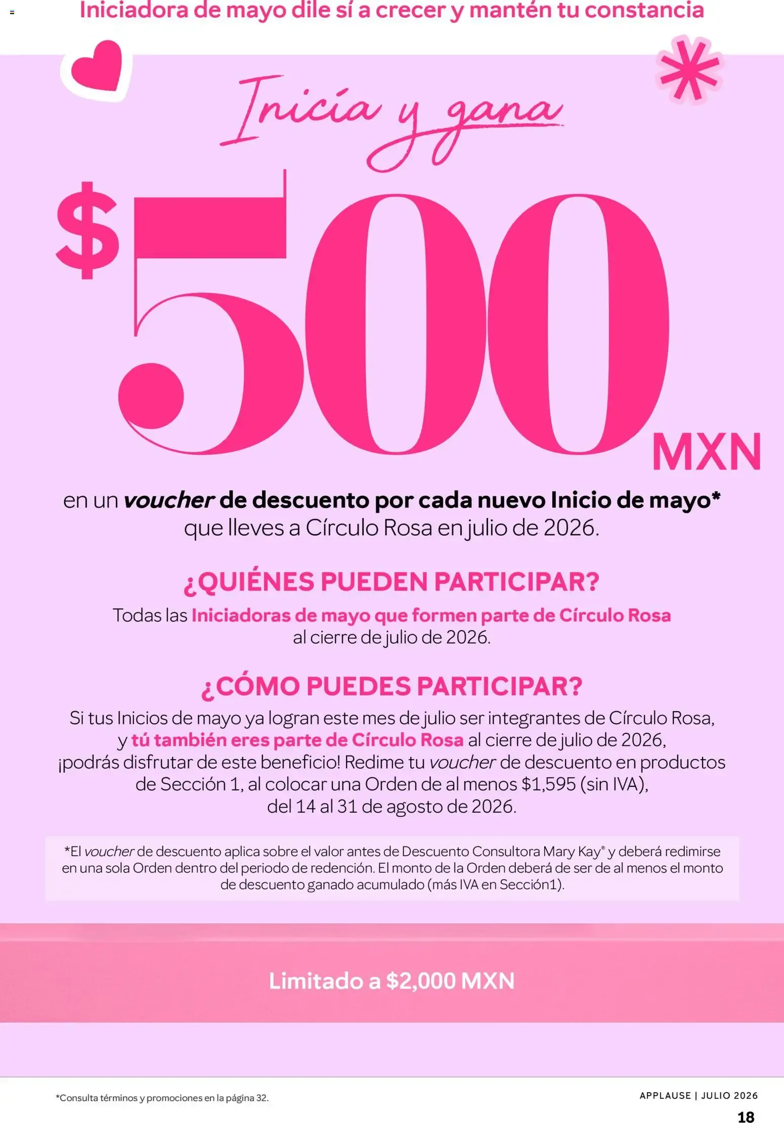 Catálogo de MARY KAY applause TU REVISTA PARA EL ÉXITO 1 de julio al 31 de julio 2026 - Pagina 18