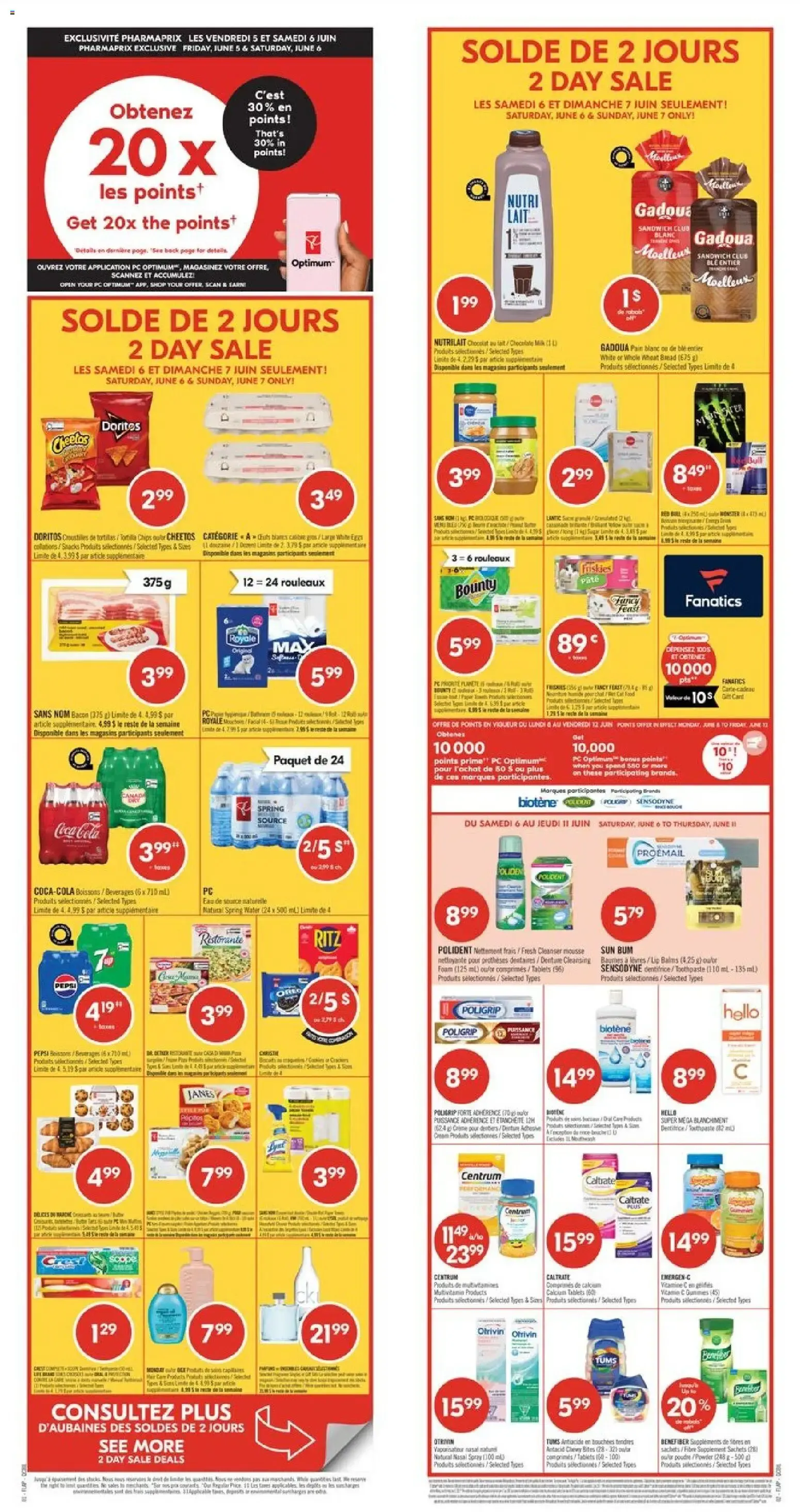 Pharmaprix weekly flyer / circulaire from Jun 5, 2026 > weekly specials & deals from June 5 to June 11 2026 - flyer page 1