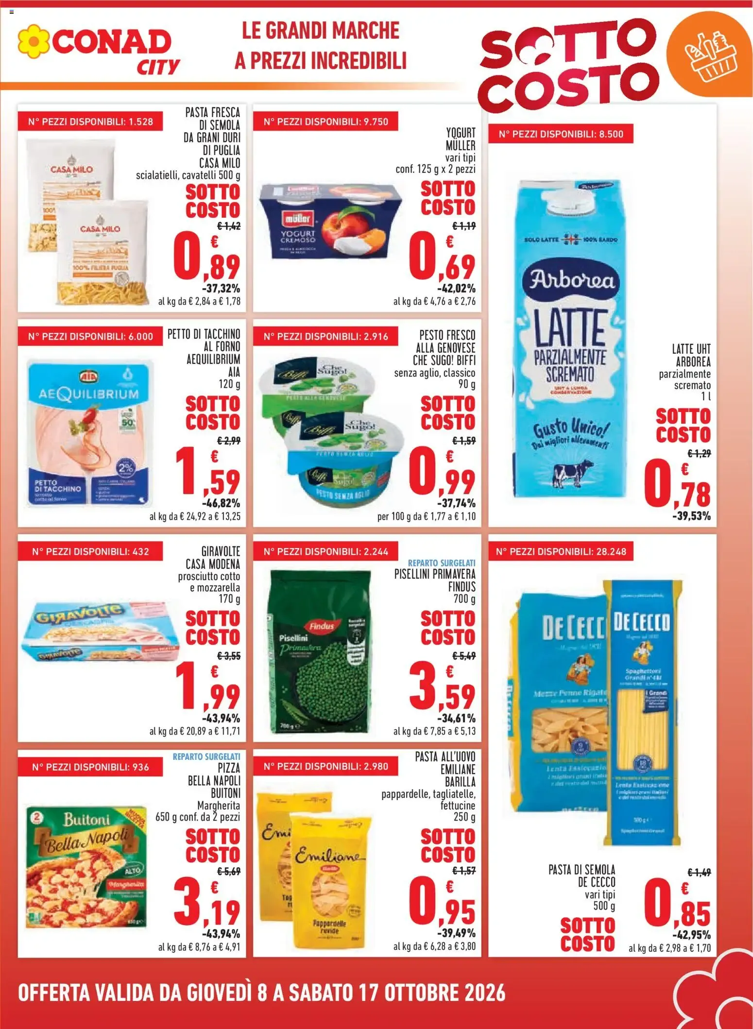 Conad City - Sotto Costo da 8 ottobre a 17 ottobre di 2026 - Pagina del volantino 3