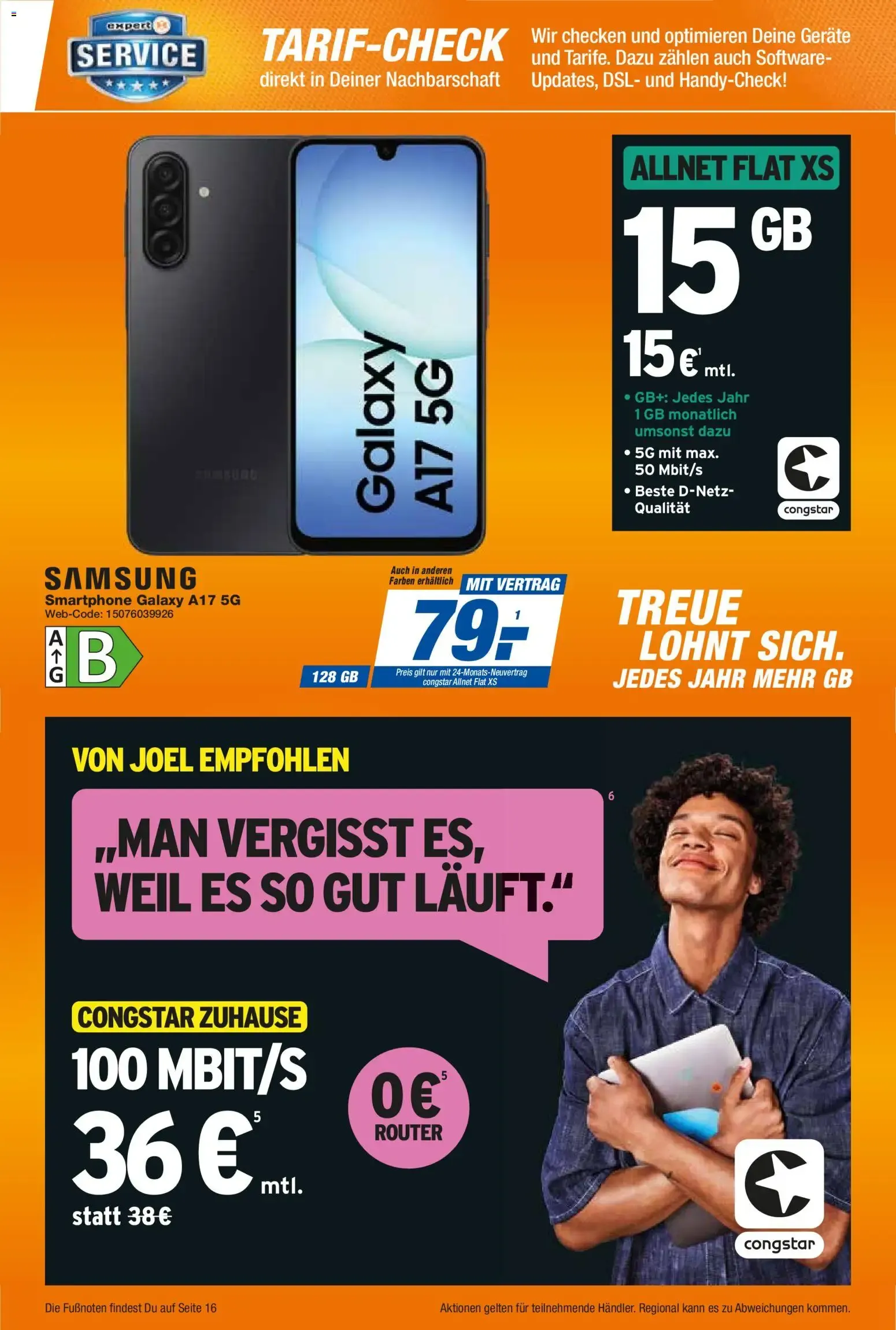 Expert Telekommunikations-Highlights im Oktober (ab 01.10.2026) zum Blättern von 1. Oktober bis 31. Oktober 2026 - Prospekt seite 13