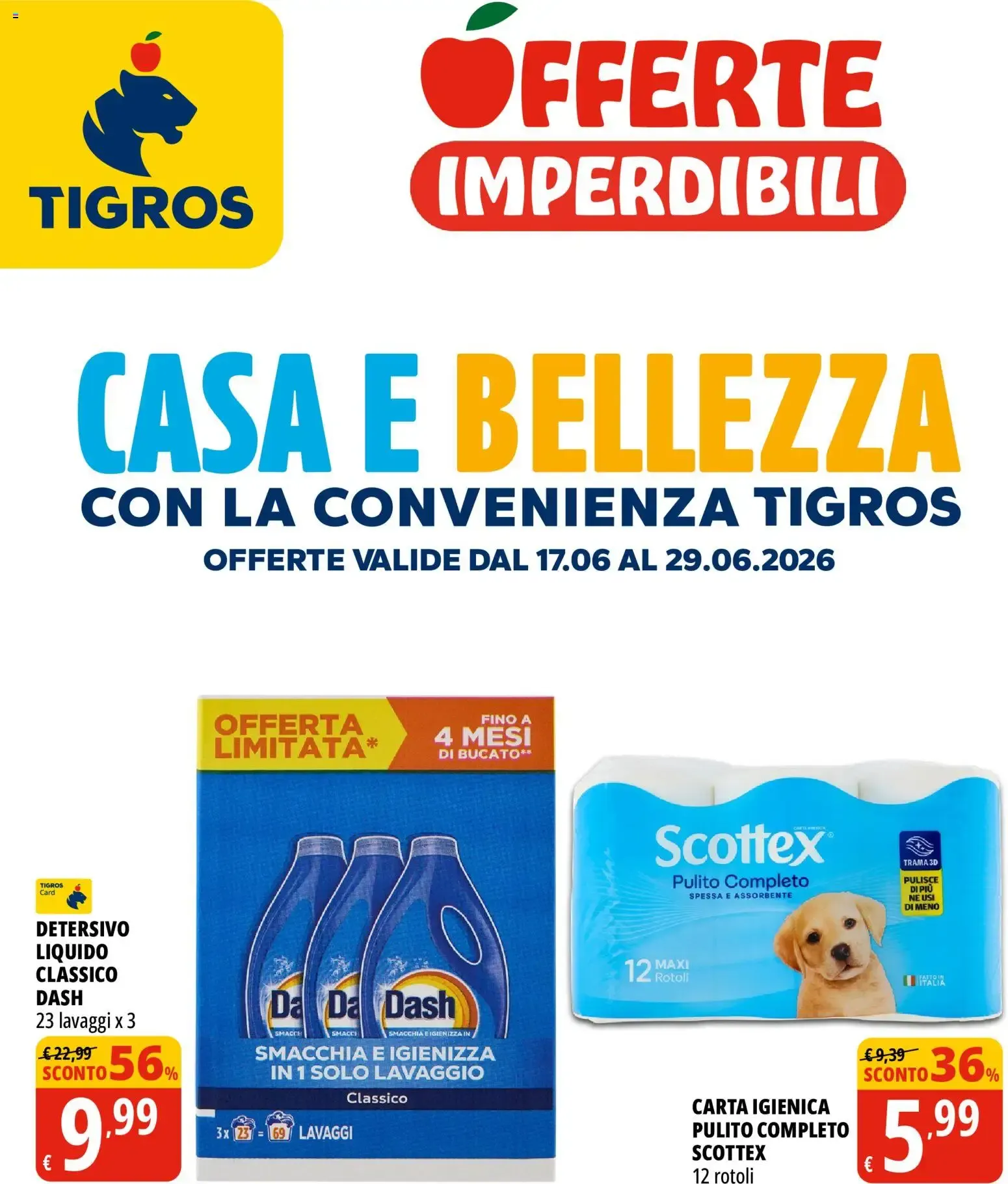 Tigros: Ofertas Imperdibles Casa y Belleza da 17 giugno a 29 giugno di 2026 - Pagina del volantino 1