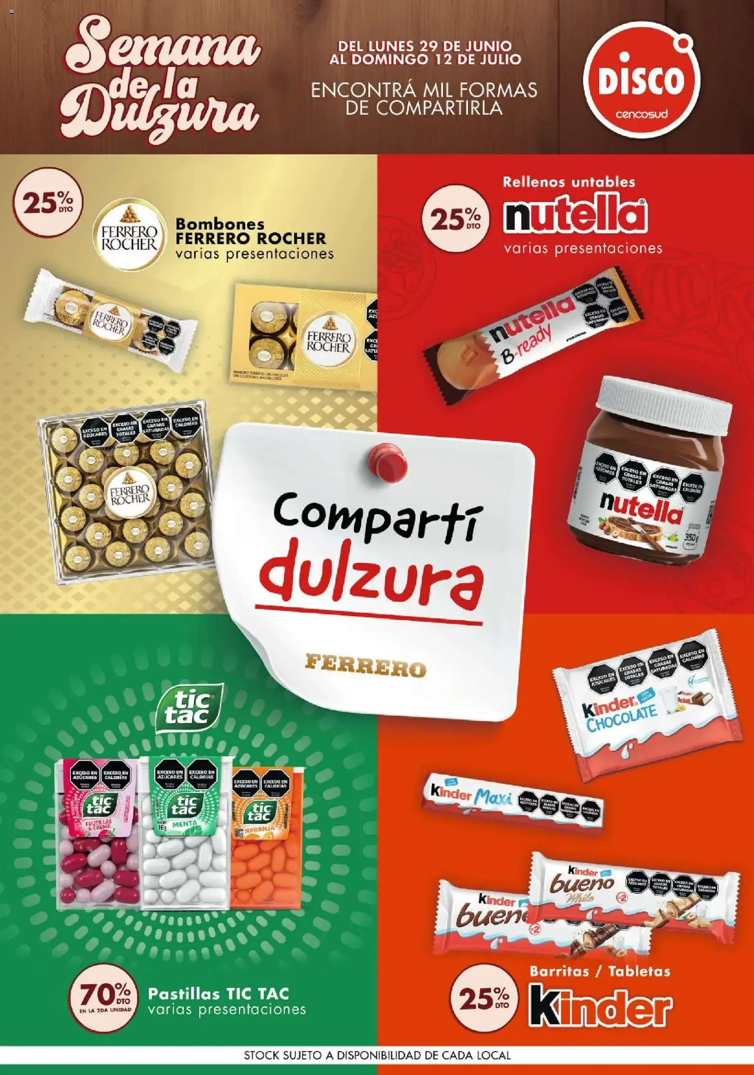 Ofertas de Disco - Folleto Semana De La Dulzura Disco del 29/06/2026 - 12/07/2026 29 de junio al 12 de julio 2026 - Página 4 del catálogo