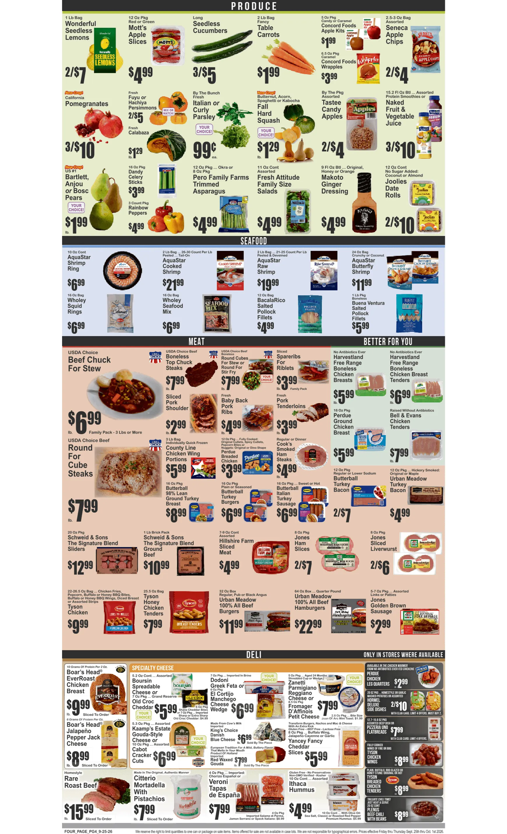 Weekly promotion Current Key Food leaflet valid from Friday 09/25/2026 to Thursday 10/01/2026 spanning from September 25 to October 1 2026 - Page 5 for Catalogue 365