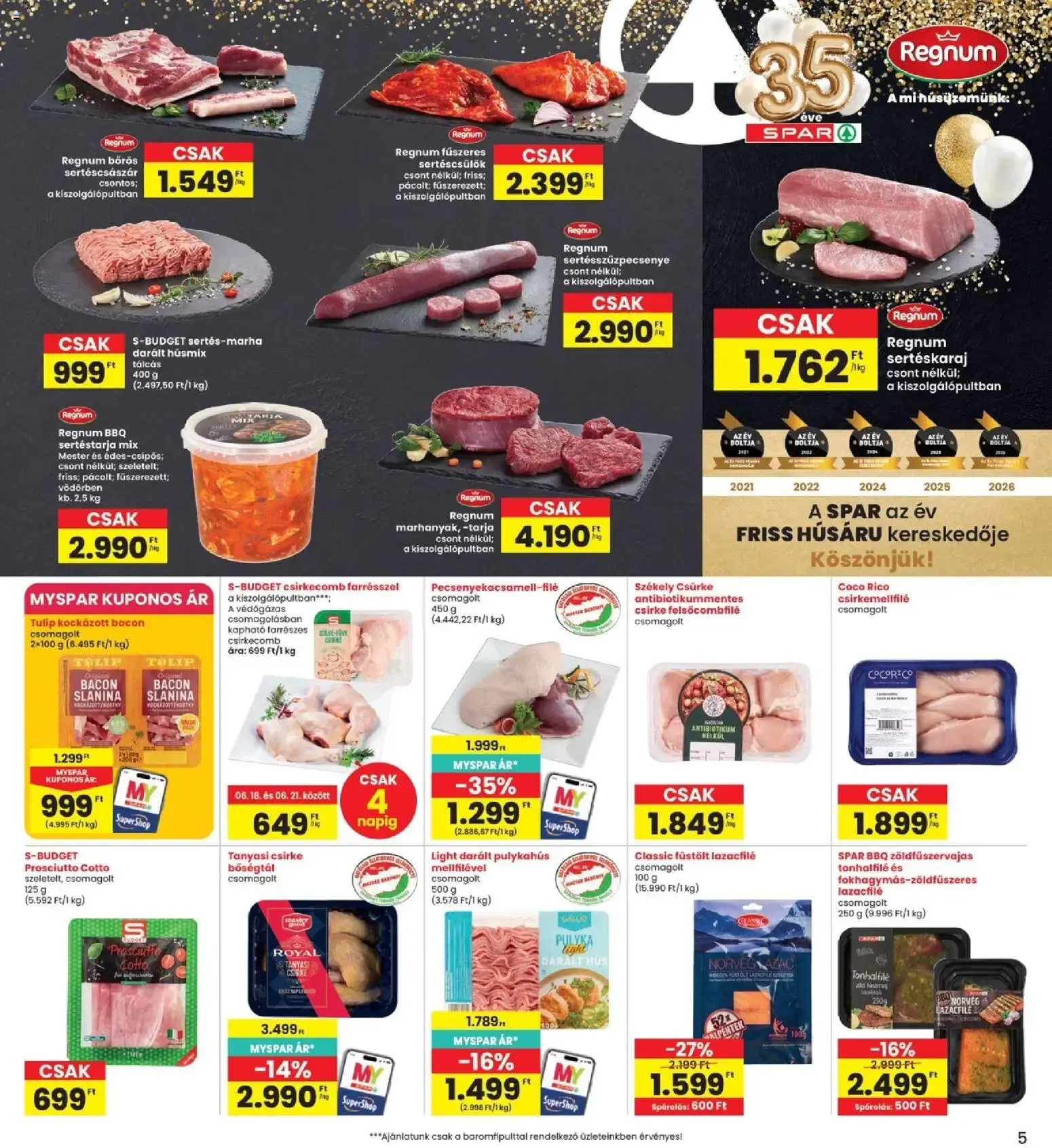 Katalógus Interspar akciós újság - 2026.06.18. -tól/töl > akció, lapozható szórólap 🛍️ június 18.-tól június 24.-ig 2026. - Oldal 5