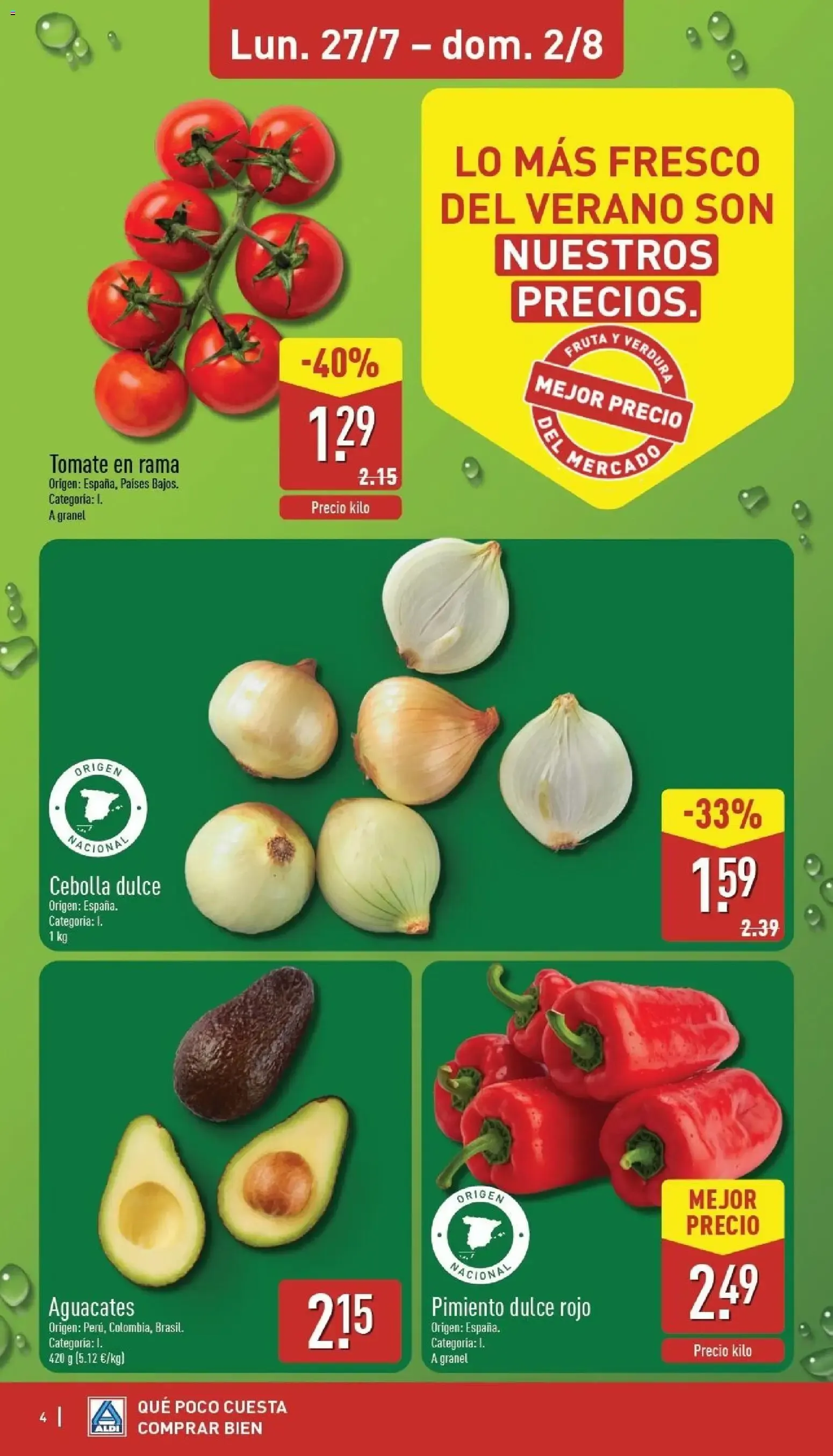 Catálogo de Aldi Frescura a Precios 27 de julio al 2 de agosto 2026 - Página 4
