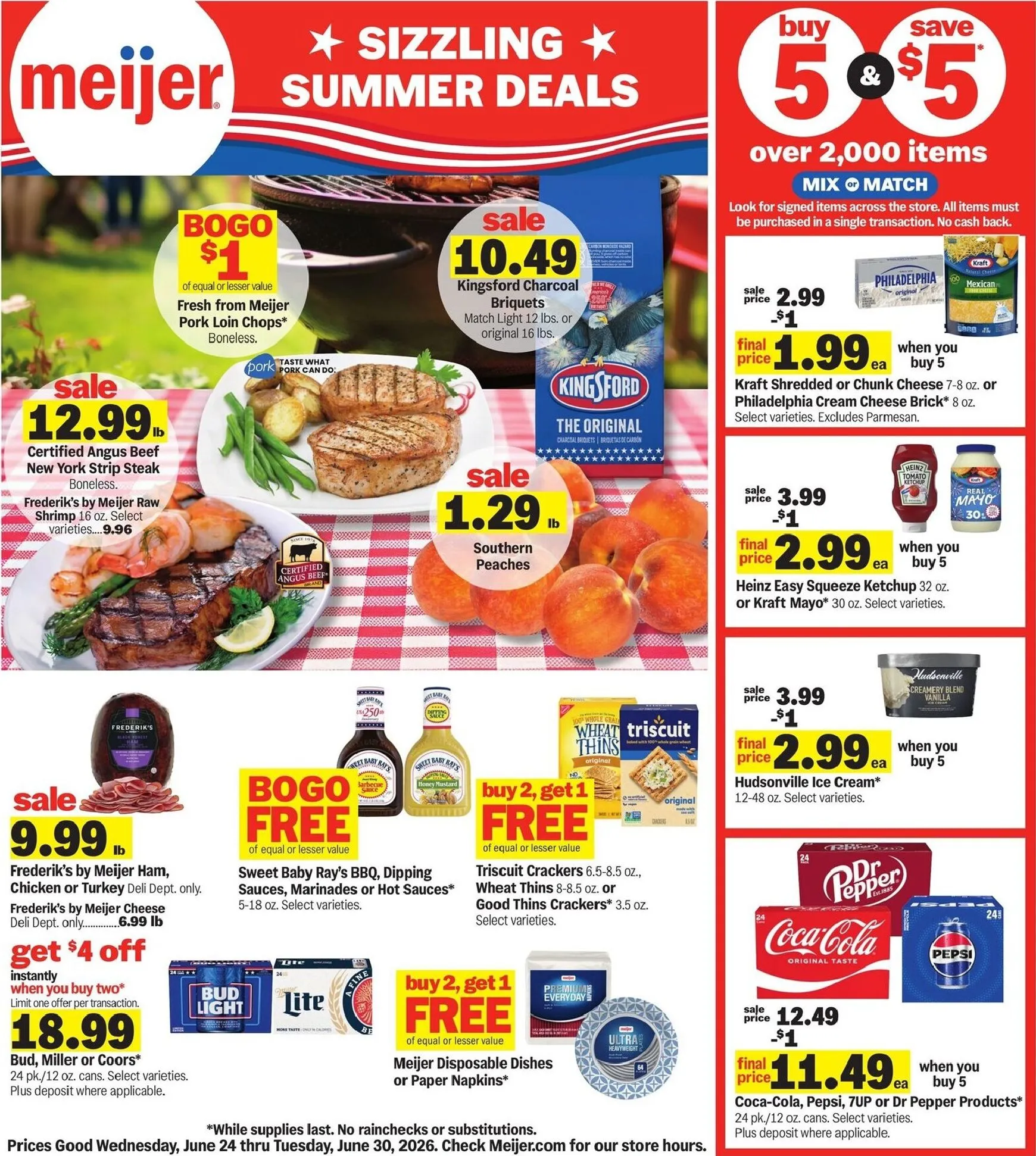 Meijer Sizzling Summer Deals