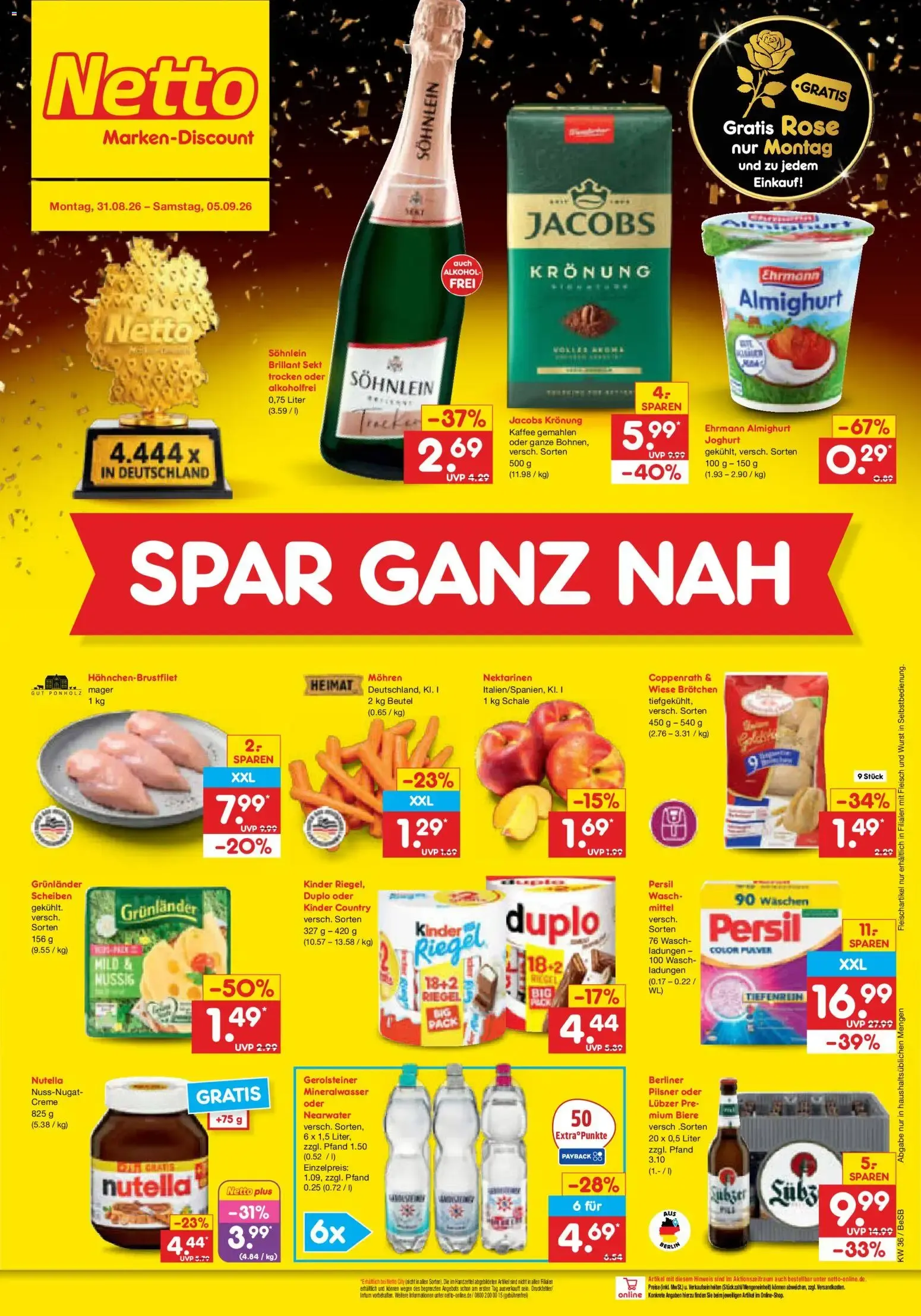 Netto Marken-Discount Prospekt (ab 31.08.2026) » Angebote von 31. August bis 5. September 2026 - Prospekt seite 2
