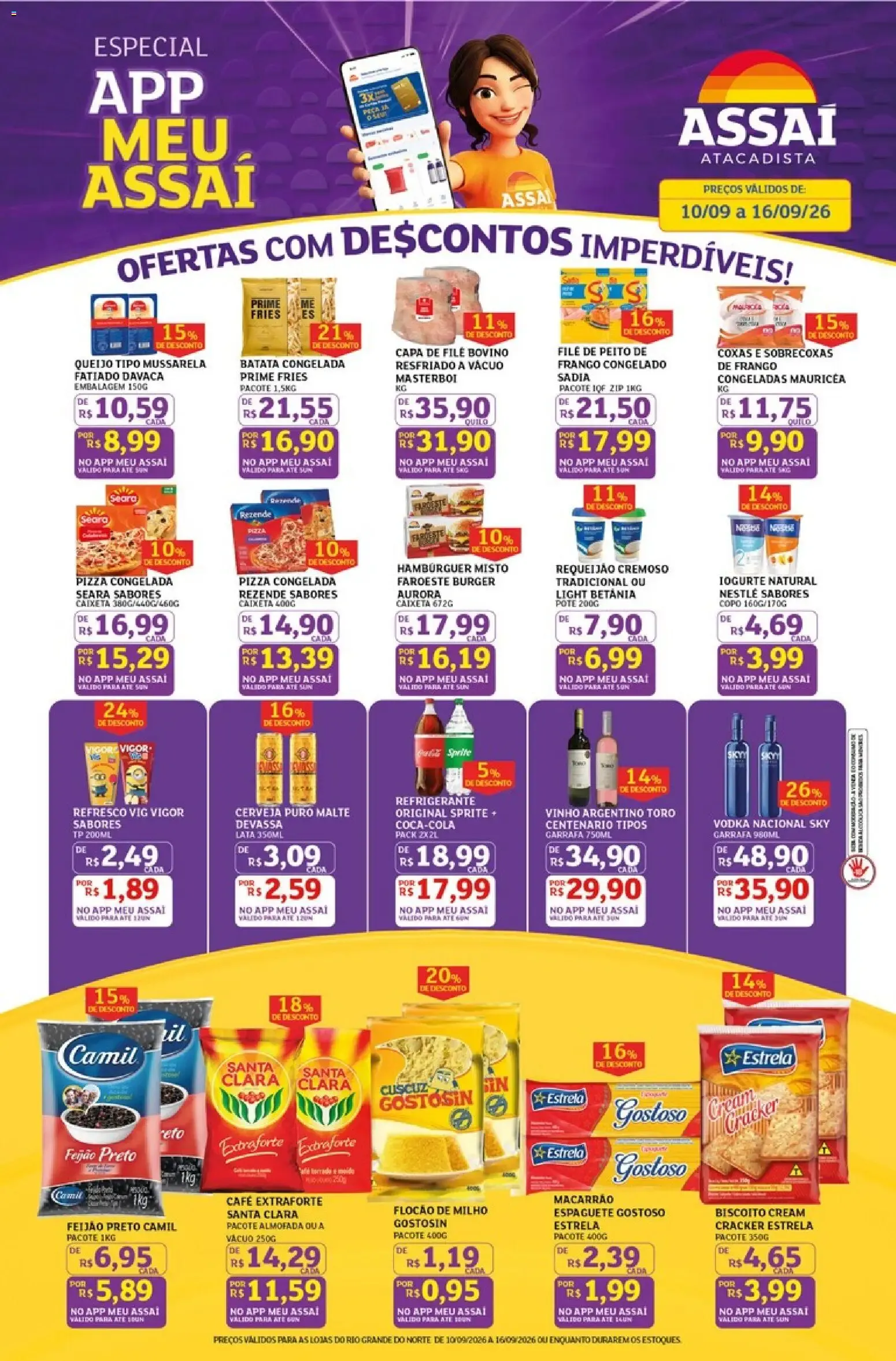 Encarte de Especial App Meu Assaí - Ofertas com Descontos Imperdíveis 10 de setembro até 16 de setembro 2026 - Pagina 1