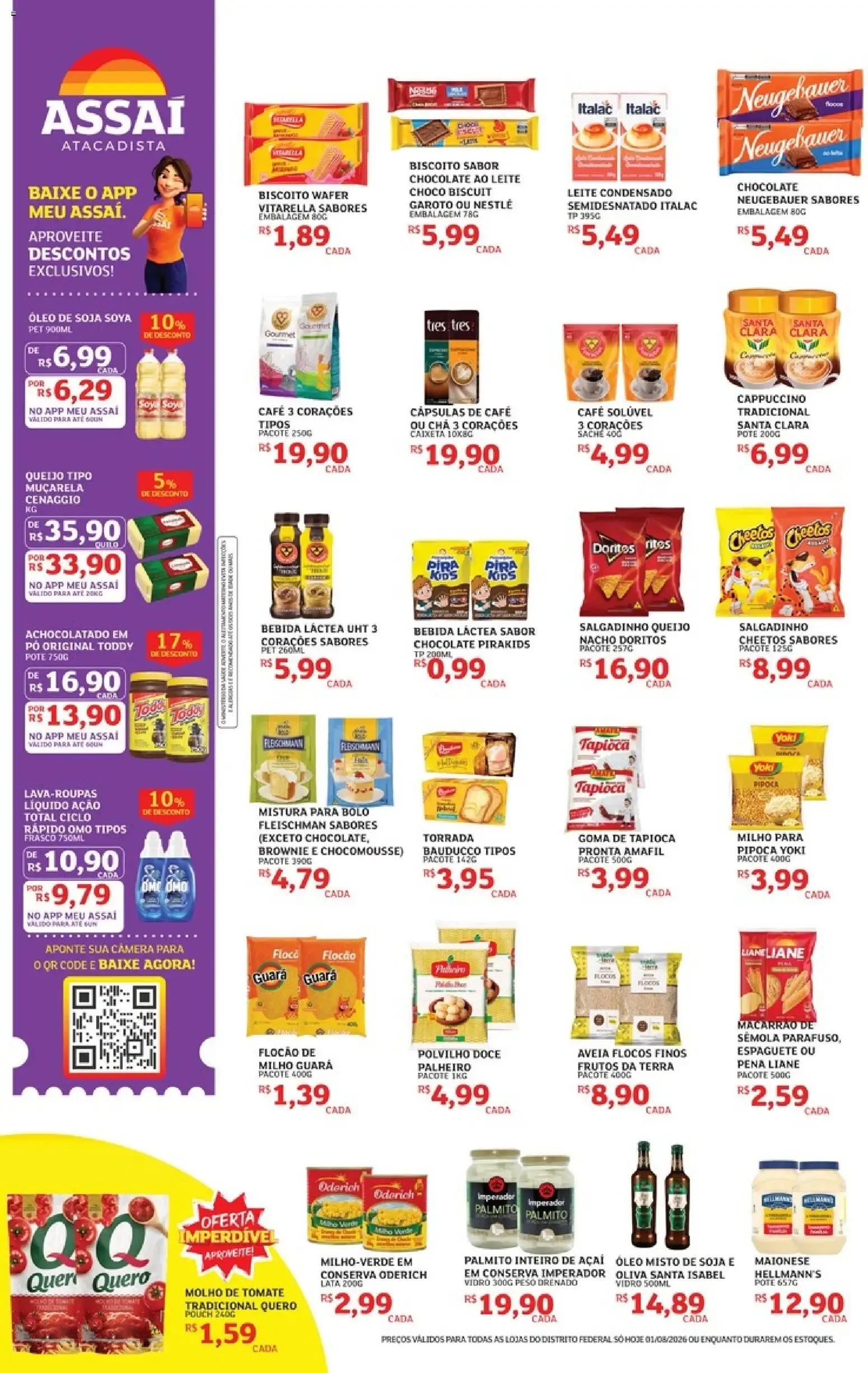 Encarte de Assaí Atacadista ofertas - DF de 01/08/2026 | Promoções Online 1 de agosto até 1 de agosto 2026 - Pagina 2