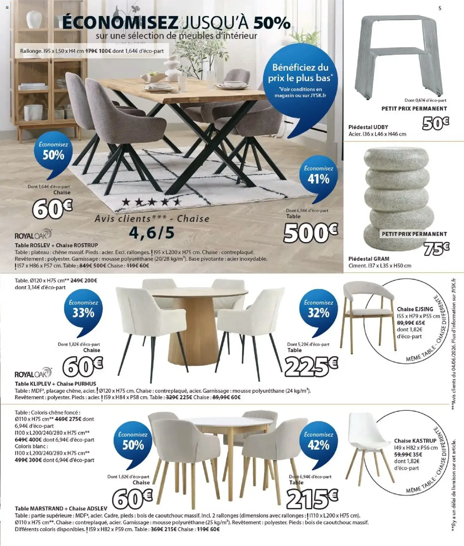 Jysk catalogue à partir du 22/07/2026 - promo en ligne du 22 juillet au 31 août 2026 - Catalogue page 5