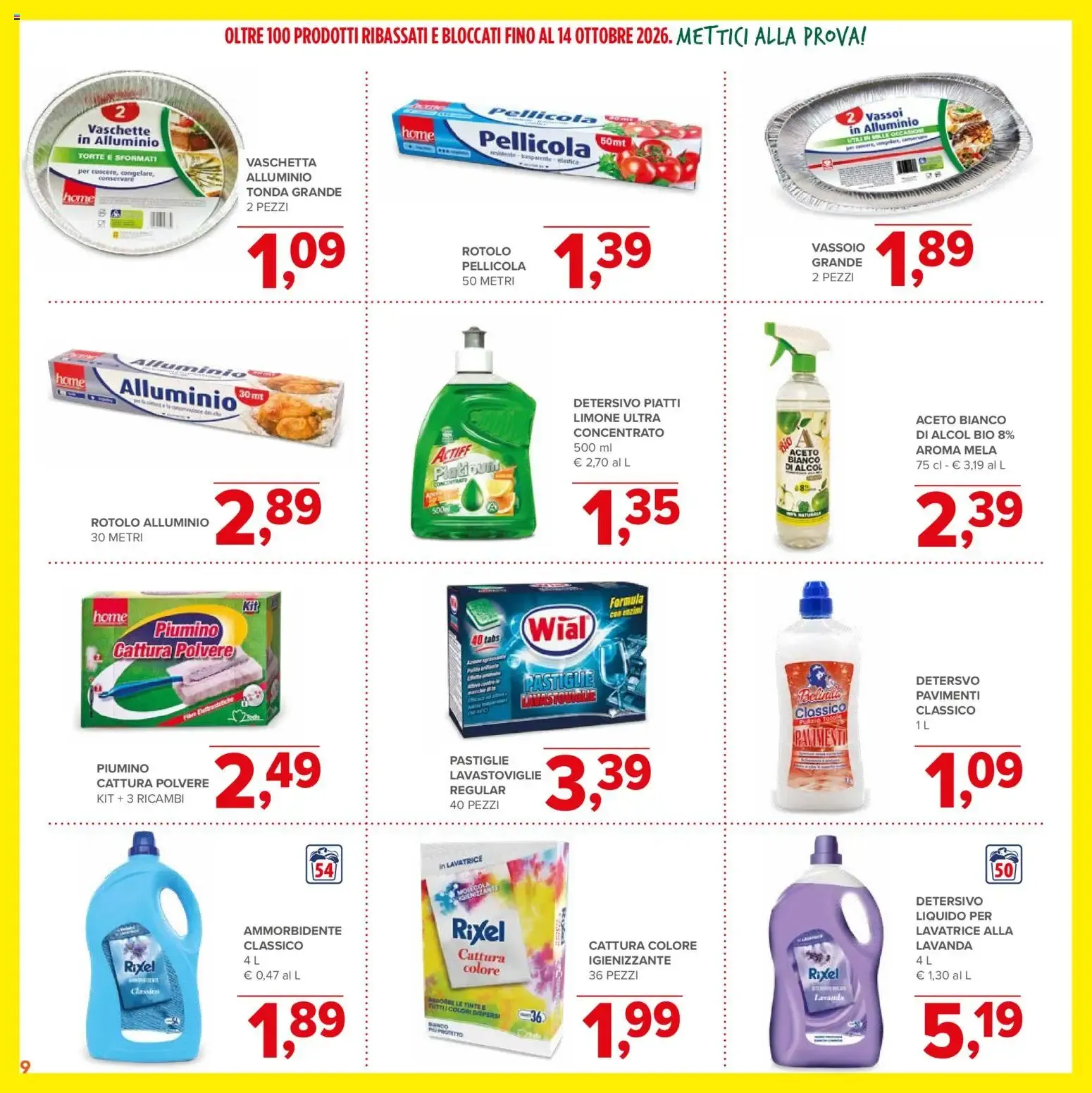 Nuovo Todis volantino Bassi & Bloccati dal 20/08/2026 > offerte anteprima 🛍️ da 20 agosto a 14 ottobre di 2026 - Pagina del volantino 9