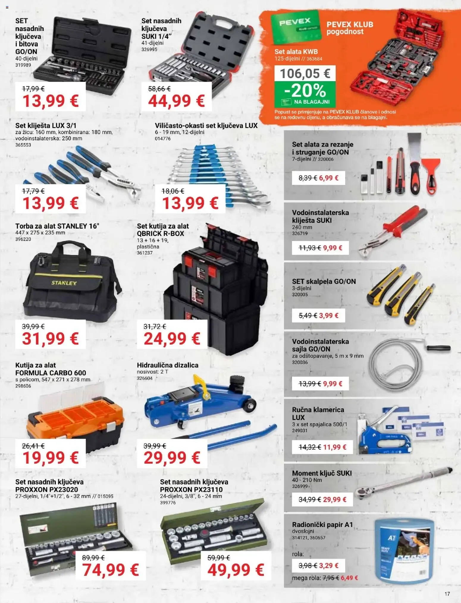 Katalog PEVEX Katalog od 24. rujna do 20. listopada 2026. - Pregled Stranica 17