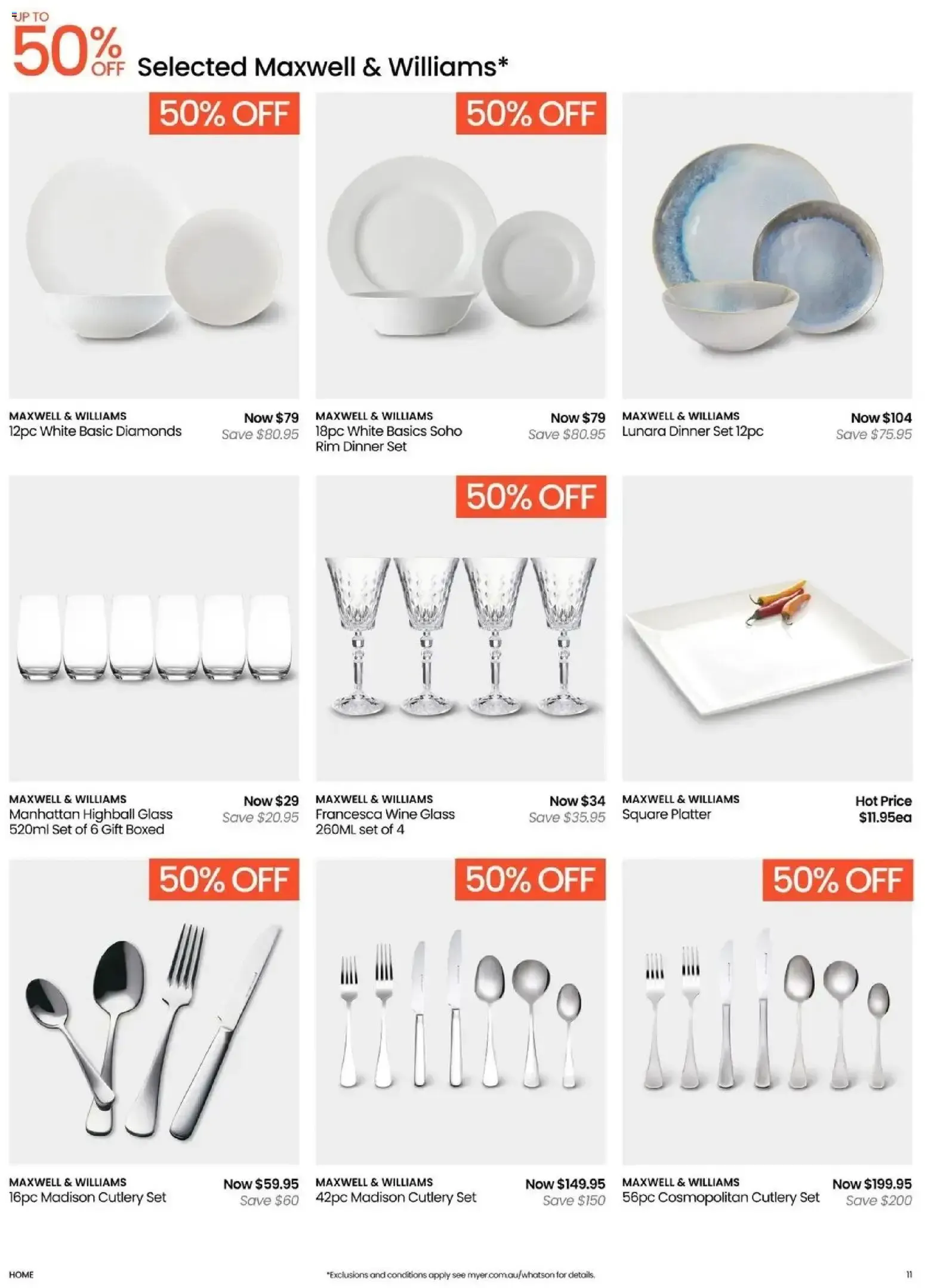 MYER Celebration Ready: Kitchen & Dining Home Essentials - Catalogue valid from 13 October to 1 November 2026 - page 13