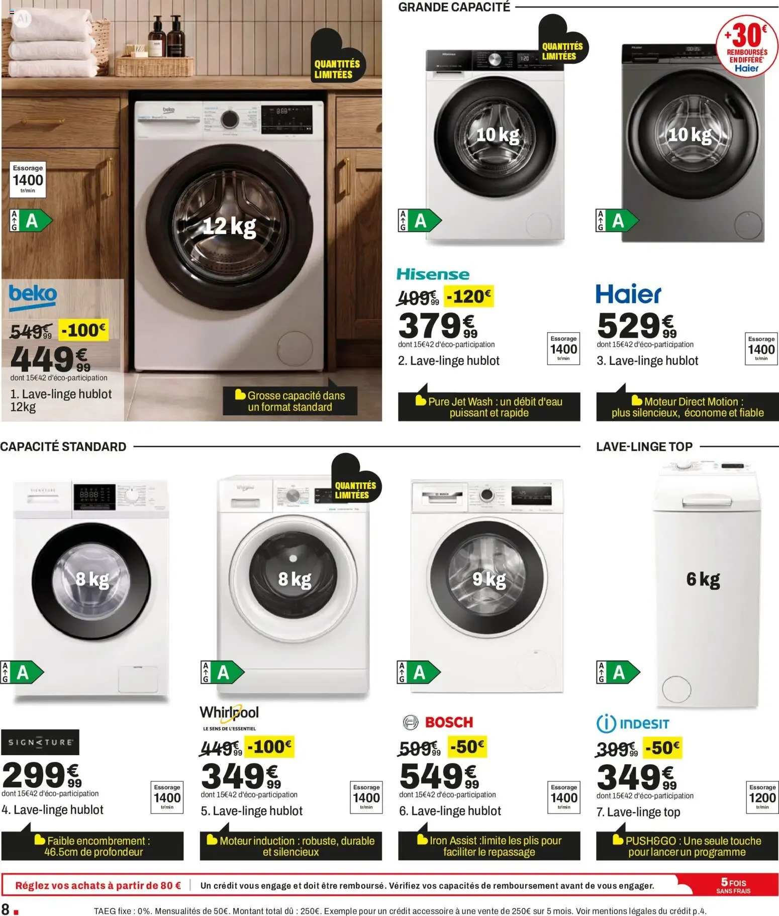 BUT Grand Destockage de Rentrée du 28 août au 21 septembre 2026 - Catalogue page 8