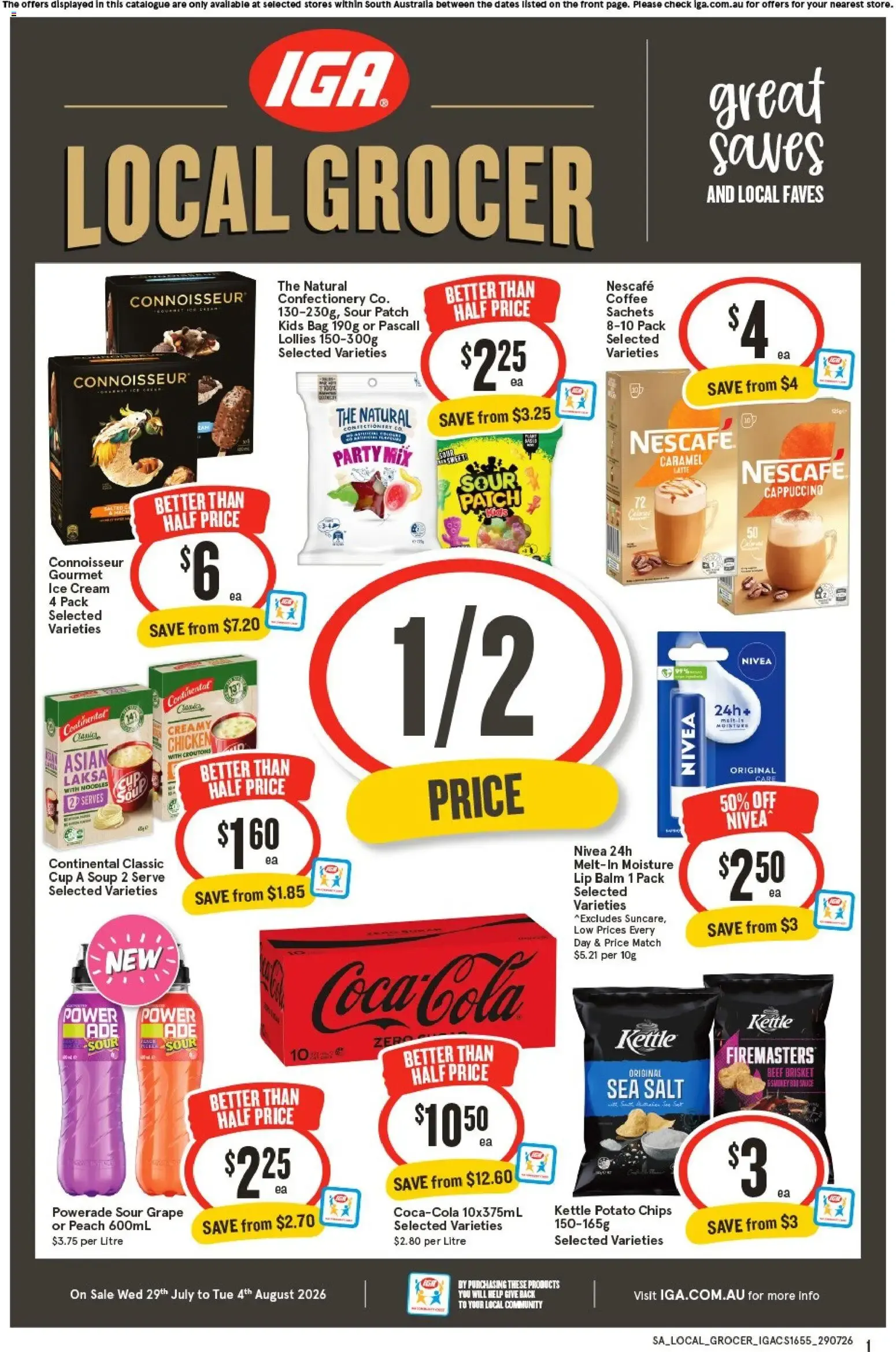 IGA catalogue valid from 29/07/2026 > Online Australia - Catalogue valid from 29 July to 4 August 2026 - page 1