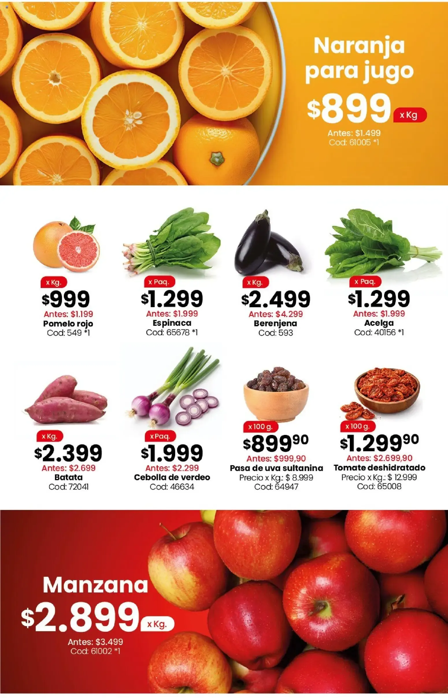 Ofertas de Ofertas Semanales de Carnes, Verduras, Pescadería, Frescos y Elaborados 14 de septiembre al 20 de septiembre 2026 - Página 3 del catálogo