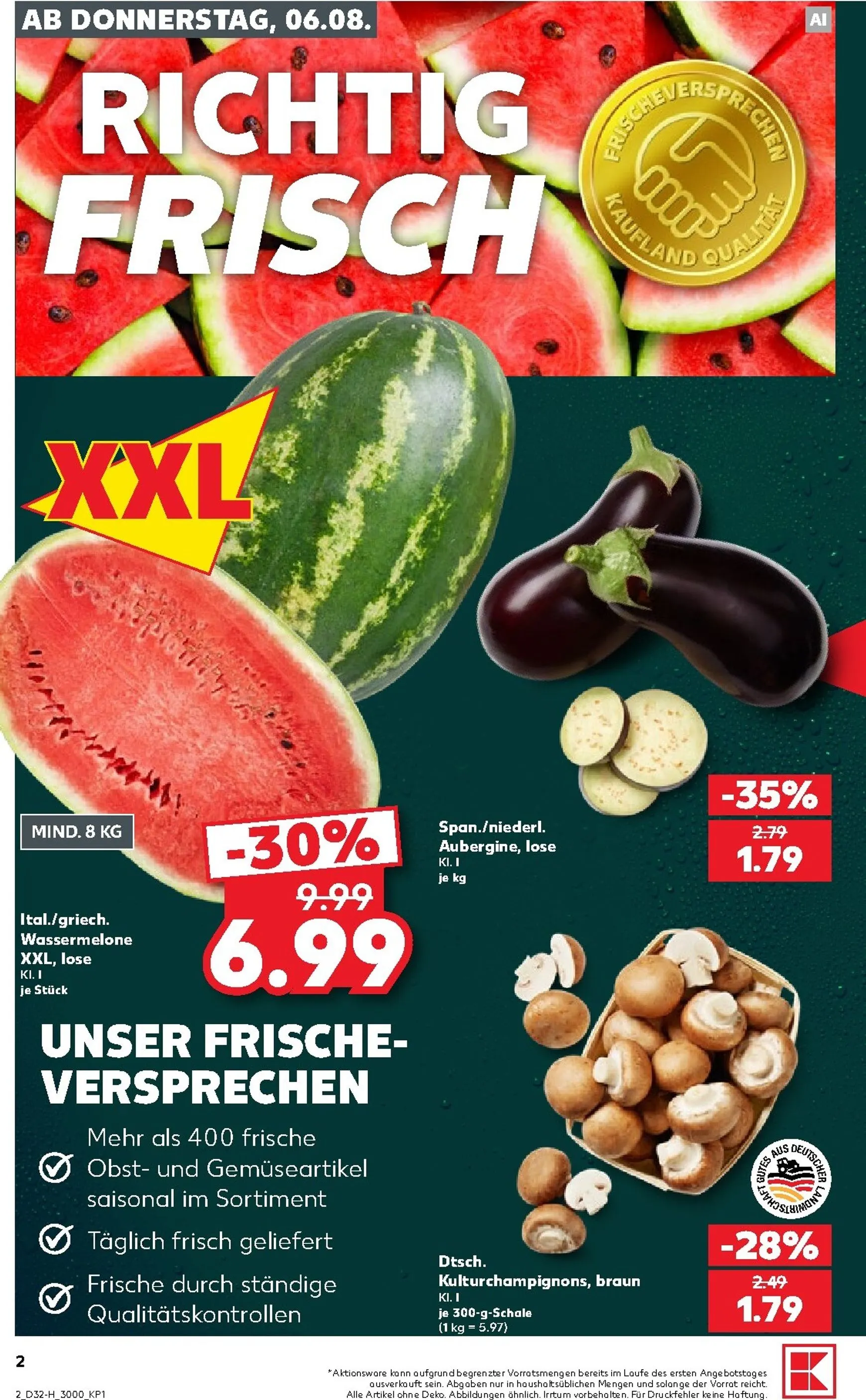 Neuer Kaufland - Neckarsulm Prospekt – von Donnerstag 06.08.2026 bis Mittwoch 12.08.2026 von 6. August bis 12. August 2026 - Prospekt seite 2
