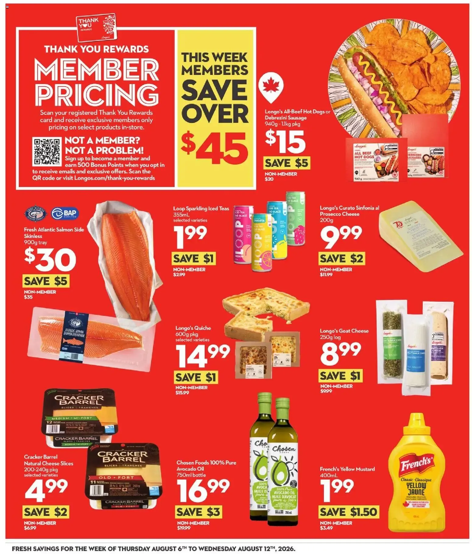 Longo's weekly flyer / circulaire from August 6 to August 12 2026 - flyer page 4