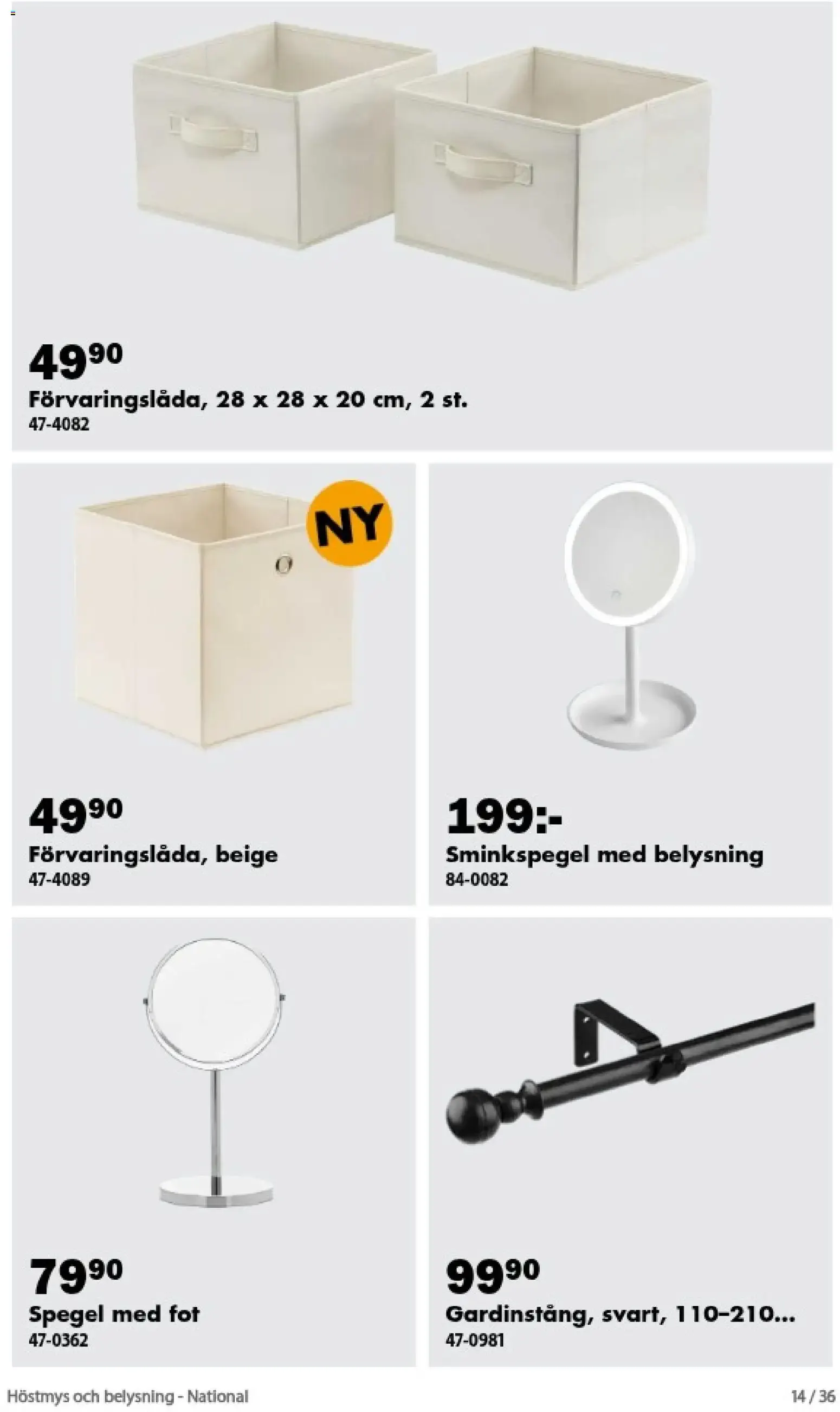 Gör det mysigt i höstmörkret! från 1 september till 30 september 2026 - Reklamblad sidor 14