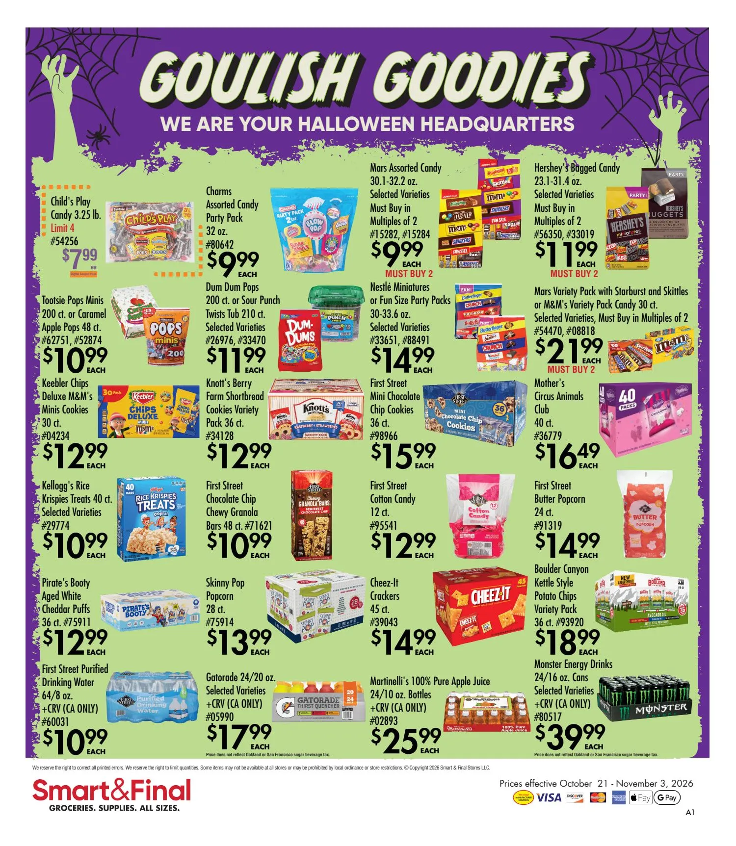 Weekly promotion Current Smart & Final - Business & Club Savings leaflet valid from Wednesday 10/21/2026 to Tuesday 11/03/2026 spanning from October 21 to November 3 2026 - Page 2 for Catalogue 365
