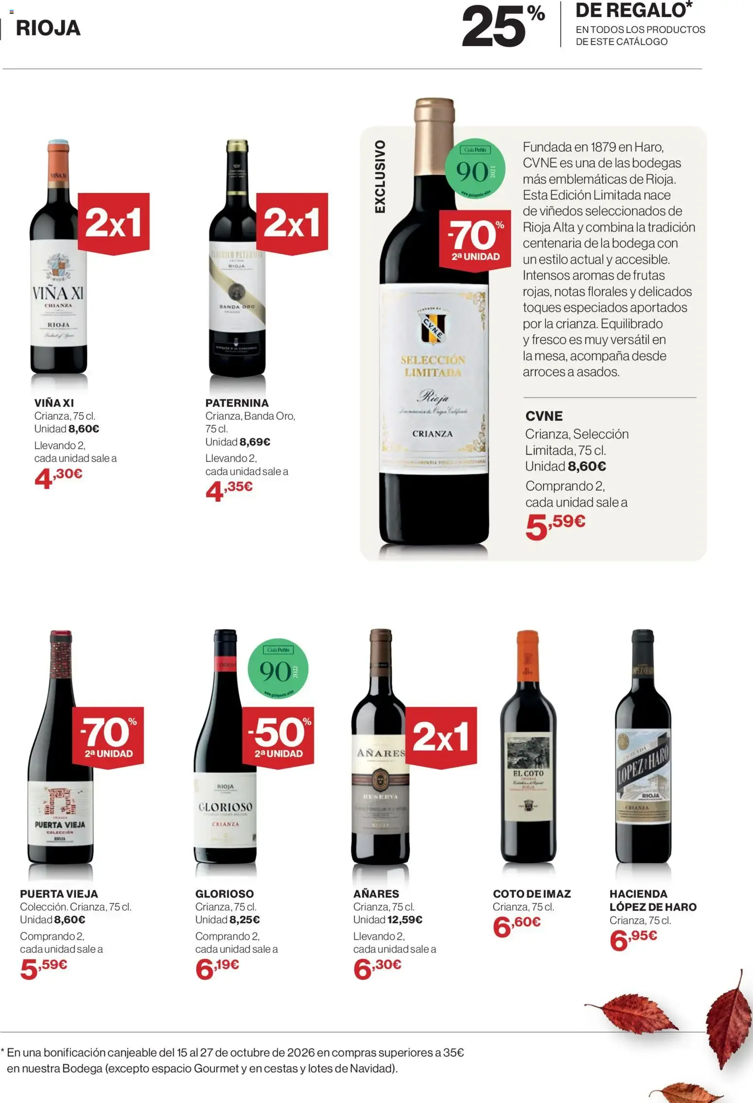 Catálogo de El Corte Inglés Bodega 01/10/2026 │Catálogo 1 de octubre al 14 de octubre 2026 - Página 5