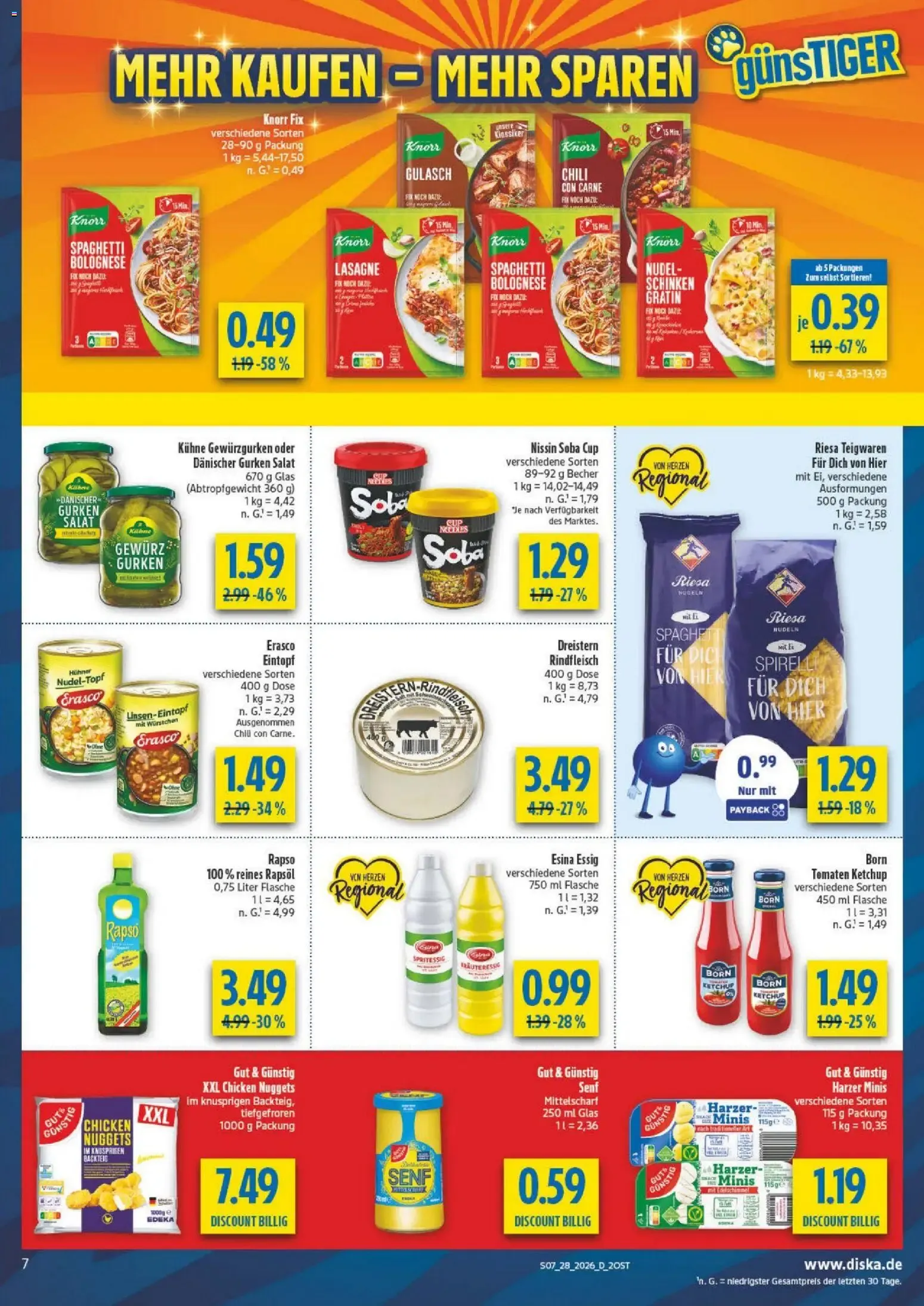 Diska – 1.700 artículos con precio reducido von 6. Juli bis 11. Juli 2026 - Prospekt seite 11