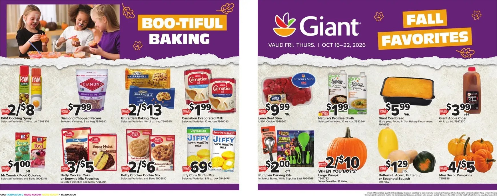 Weekly ad Current Giant leaflet valid from Friday 10/16/2026 to Thursday 10/22/2026 from October 16 to October 22 2026 - Page 10