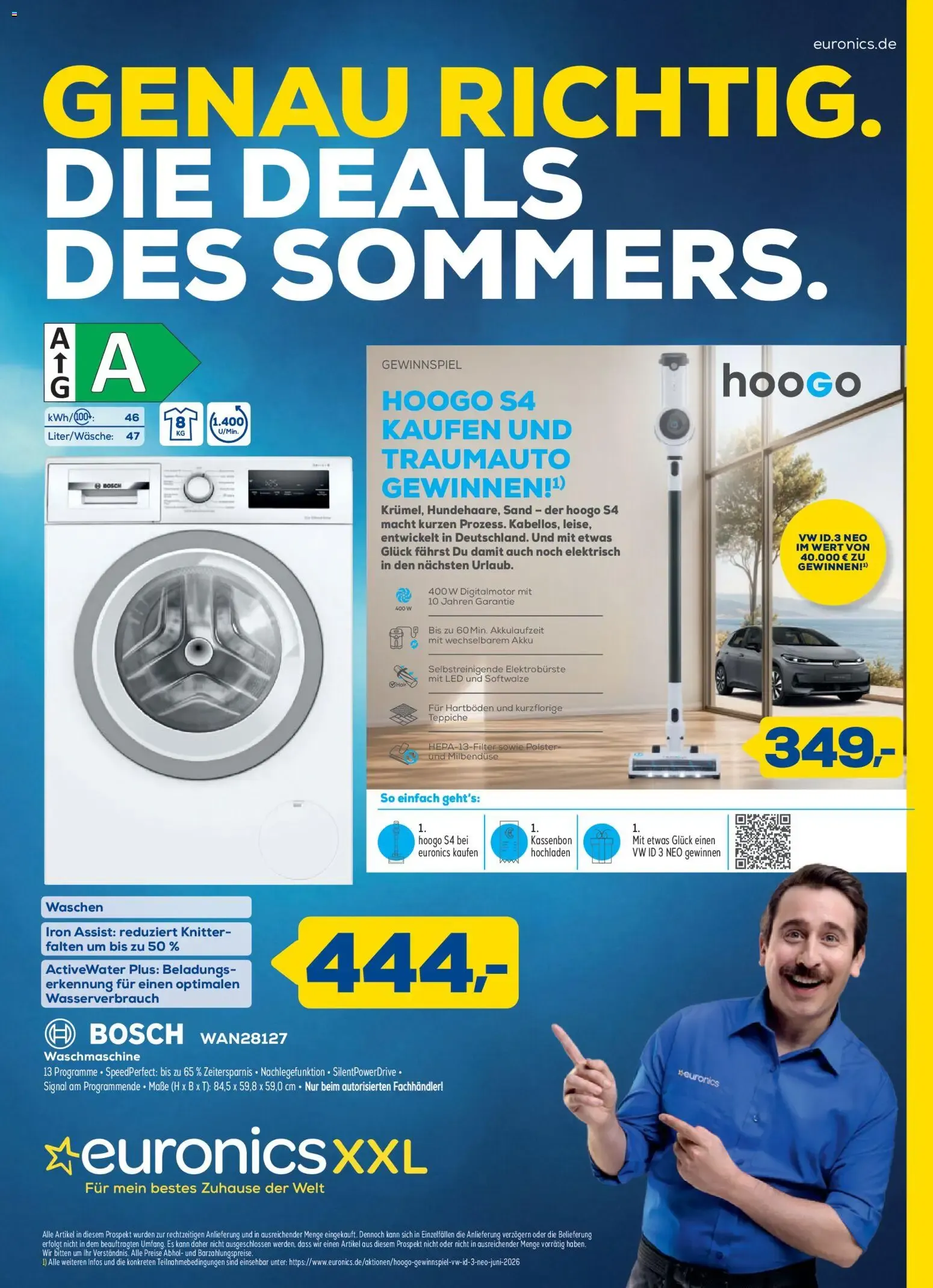 Euronics: Die Deals des Sommers von 29. Juli bis 9. August 2026 - Prospekt seite 1
