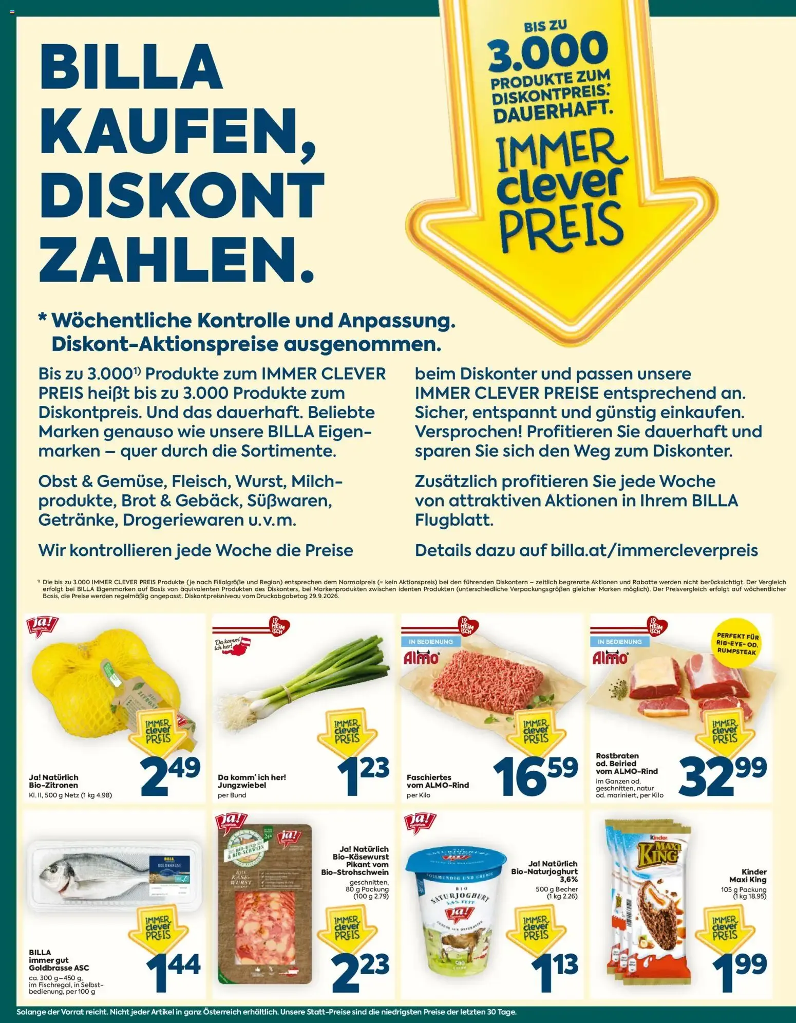 Billa Plus Flugblatt von 15.10.2026 - Aktuelle Angebote von 15. Oktober bis 21. Oktober 2026 - Flugblätt seite  2