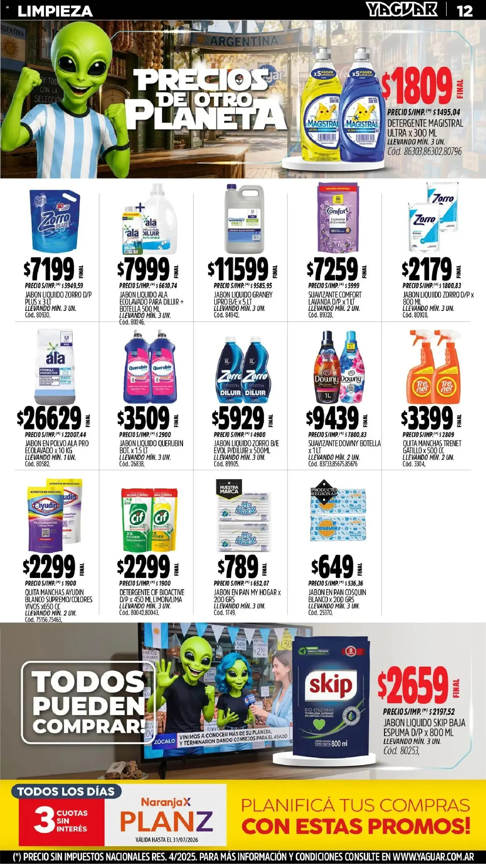 Ofertas de Yaguar - Oferta Semanal San Juan del 29/06/2026 - 04/07/2026 29 de junio al 4 de julio 2026 - Página 13 del catálogo