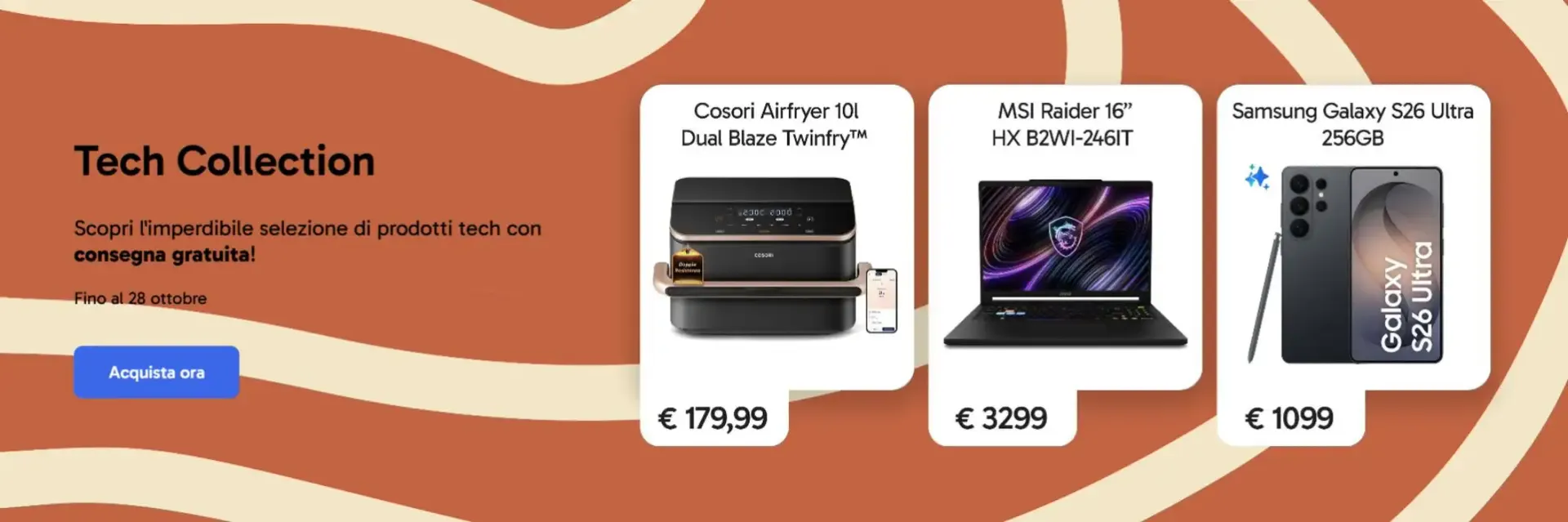 Nuovo Volantino Unieuro - Tech Collection dal 15/10/2026 > offerte anteprima 🛍️ da 15 ottobre a 28 ottobre di 2026 - Pagina del volantino 1