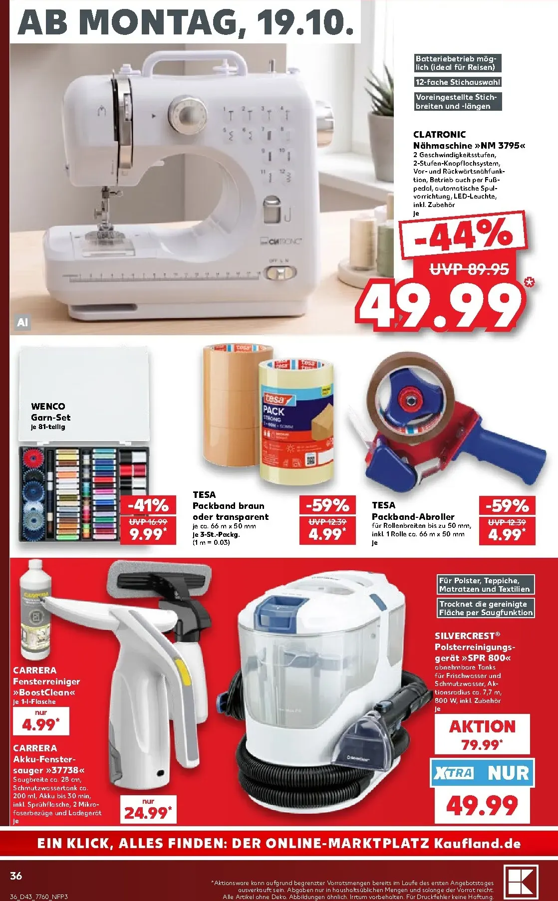 Kaufland Prospekt nächste Woche – von Montag 19.10.2026 bis Samstag 24.10.2026 von 19. Oktober bis 24. Oktober 2026 - Prospekt seite 37