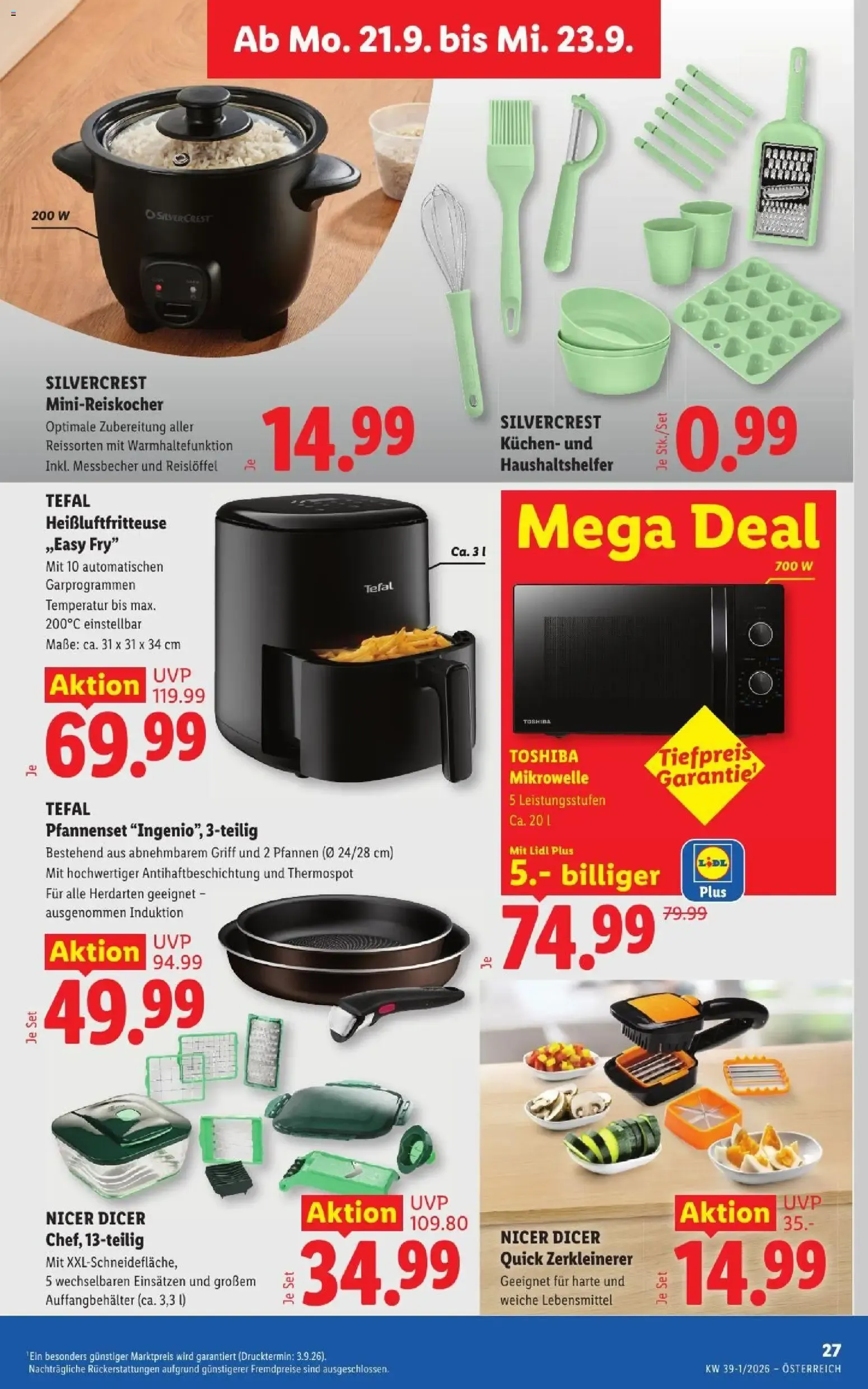 Lidl - Flugblatt ab 17.09.2026 - Angebote ab donnerstag von 17. September bis 19. September 2026 - Flugblätt seite  32