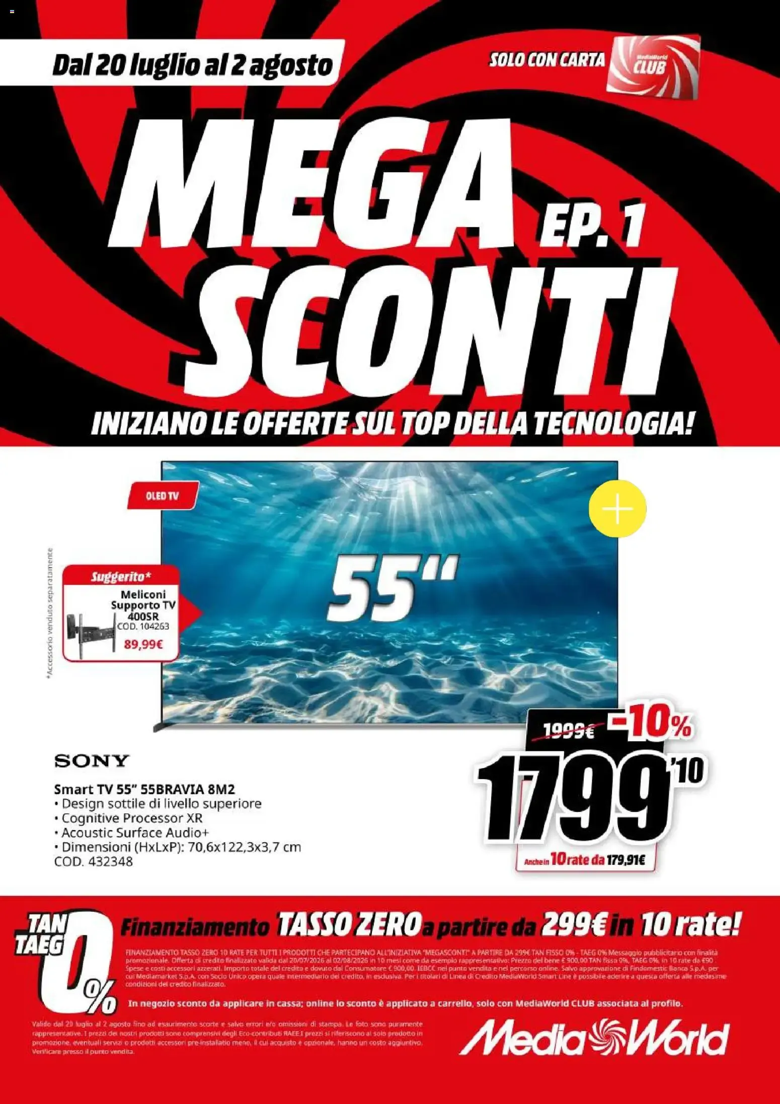 Nuovo Media World volantino Sconti dal 20/07/2026 > offerte anteprima 🛍️ da 20 luglio a 2 agosto di 2026 - Pagina del volantino 3