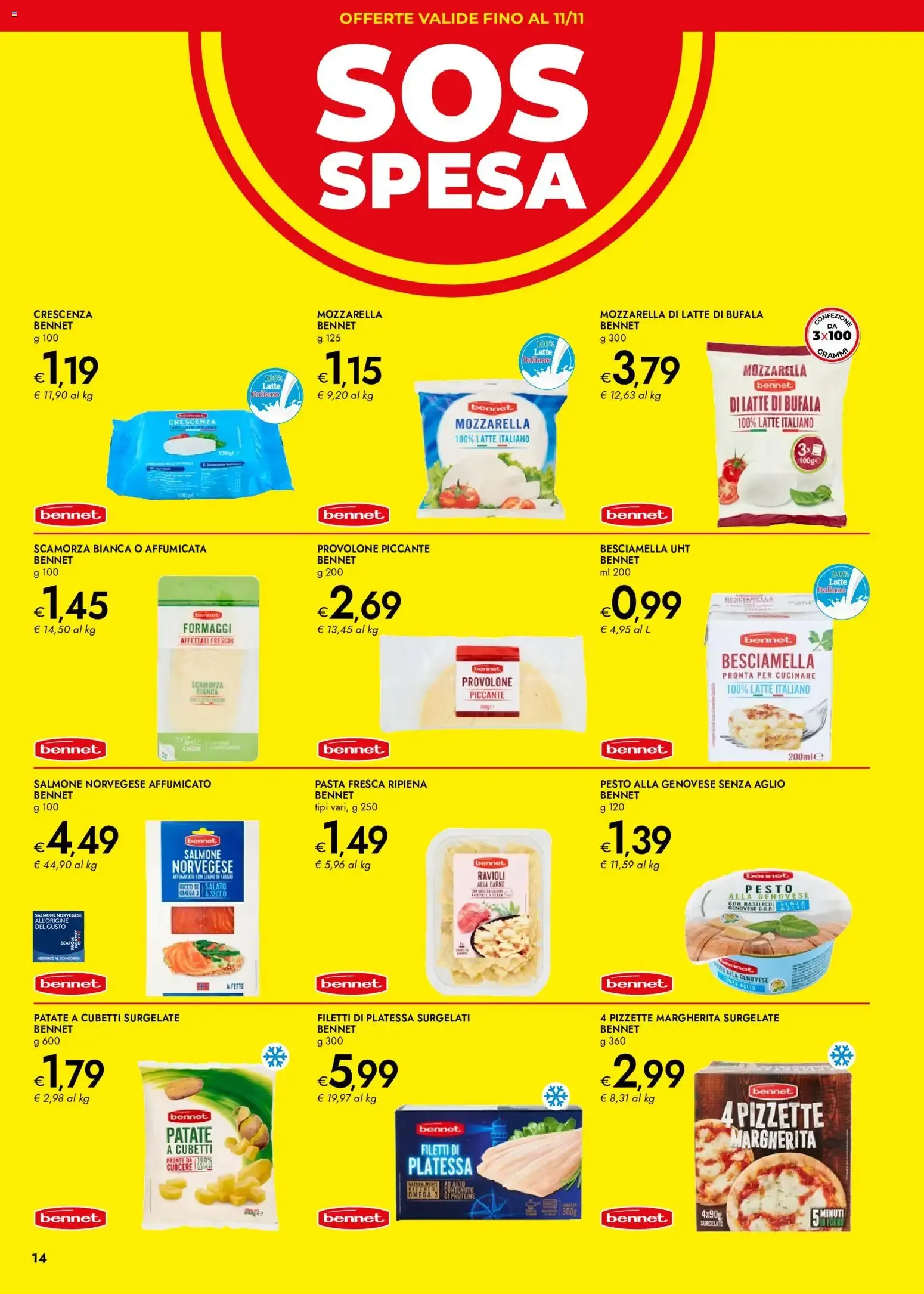 Nuovo bennet volantino L'autunno In Tavola dal 01/10/2026 > offerte anteprima 🛍️ da 1 ottobre a 14 ottobre di 2026 - Pagina del volantino 14