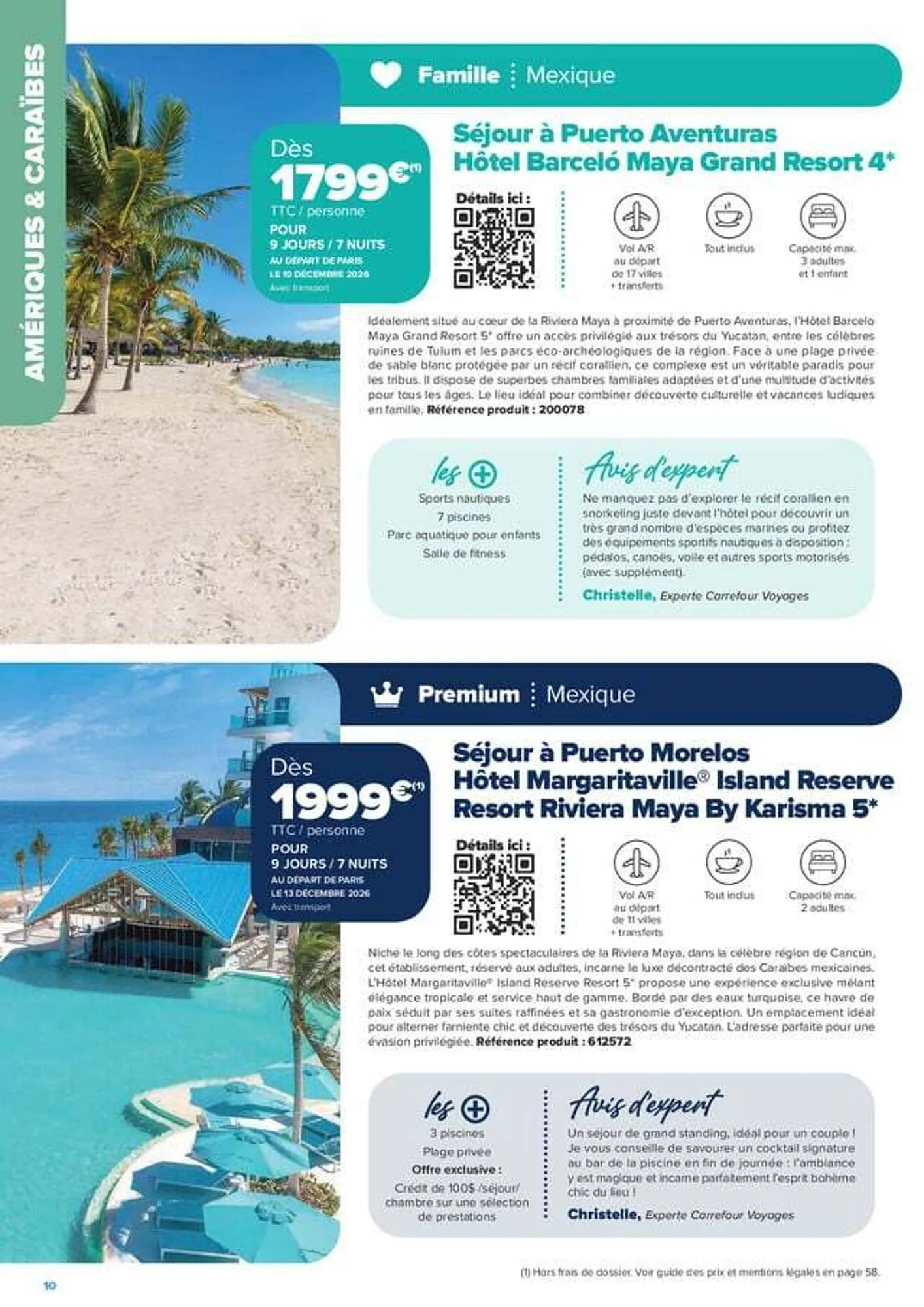 Les Créations Voyages - Rêvé par vous, créé par nous du 1 septembre au 31 mars 2027 - Catalogue page 10