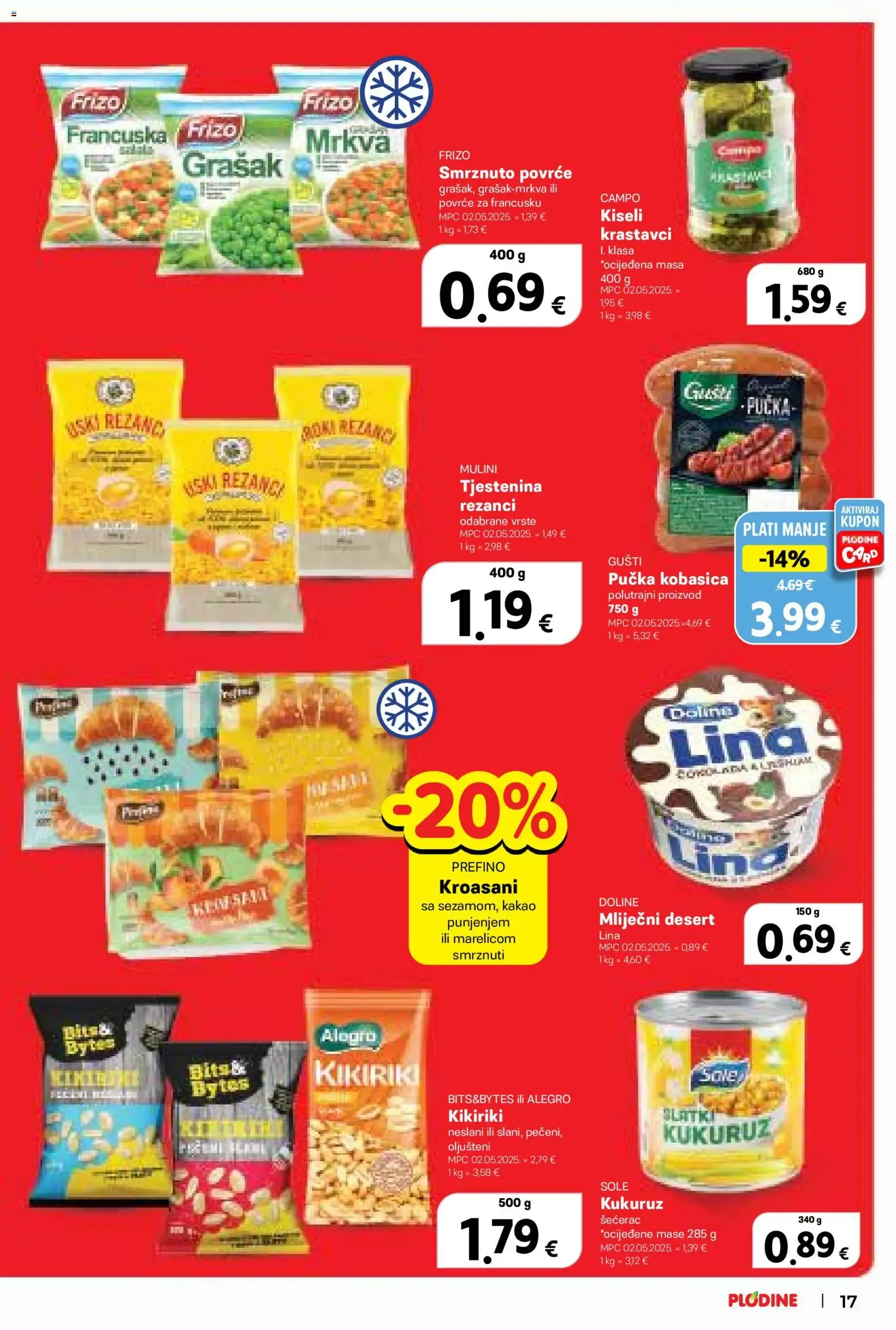 Katalog Plodine - Uvijek od akcije od 15. srpnja do 21. srpnja 2026. - Pregled Stranica 17