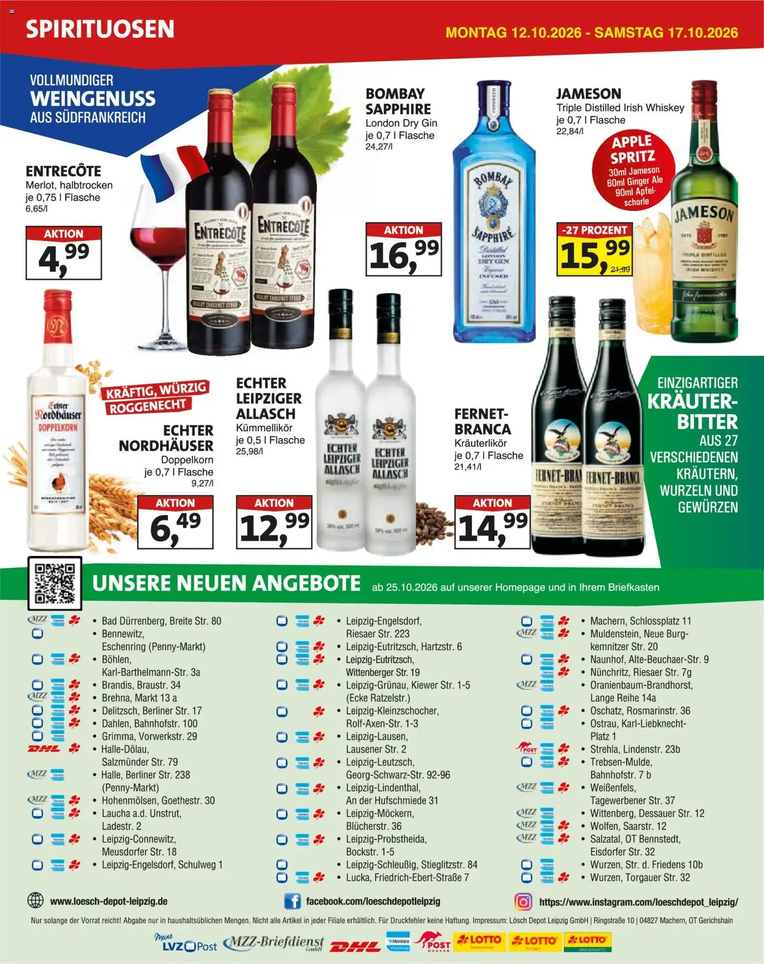 LÖSCH DEPOT DER GETRÄNKEMARKT von 12. Oktober bis 17. Oktober 2026 - Prospekt seite 4