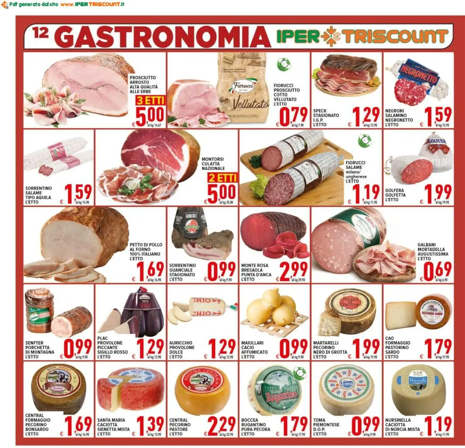 Ipertriscount volantino dal 22/07/2026 - online Offerte da 22 luglio a 30 luglio di 2026 - Pagina del volantino 12