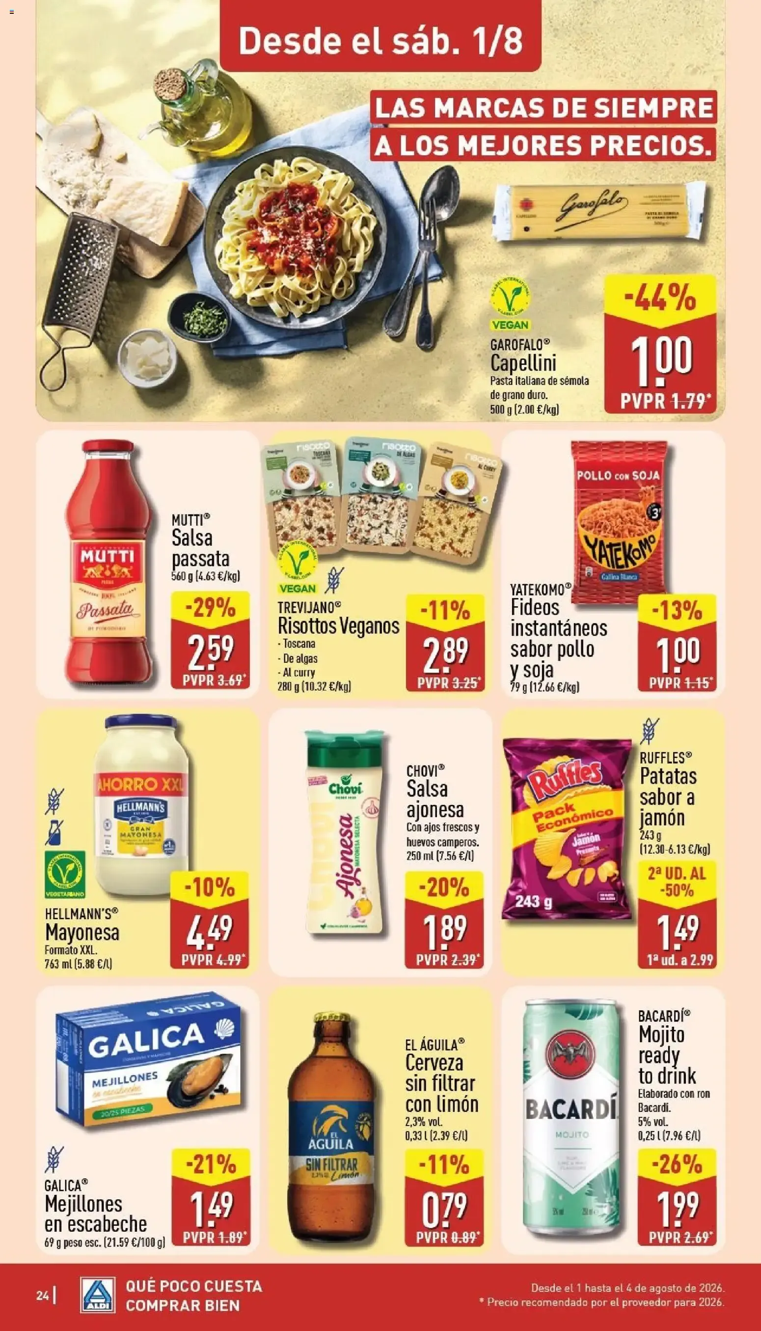 Catálogo de Aldi: Frescura a precios para tirarse a la piscina 27 de julio al 2 de agosto 2026 - Página 24